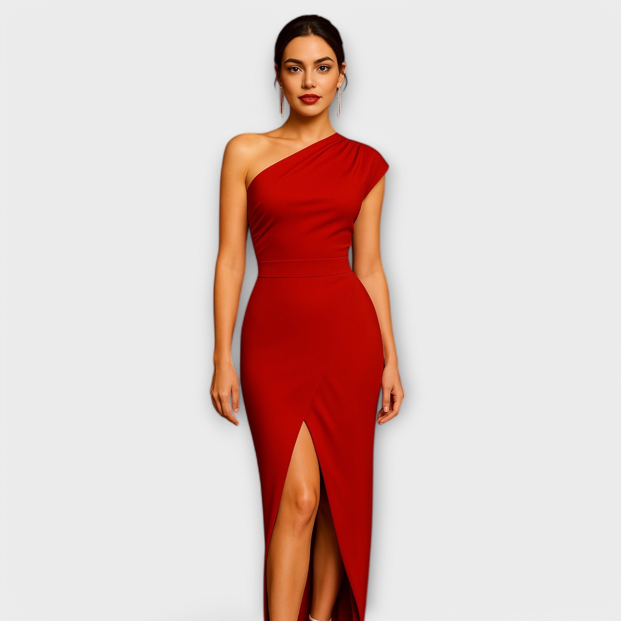 Veresa – Asymmetrisches Abendkleid mit Schlitz