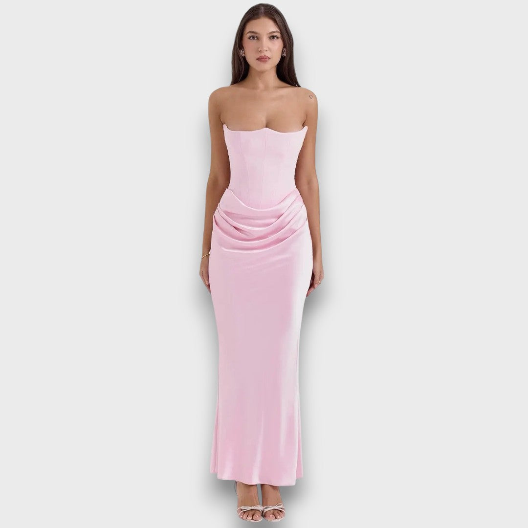 Isedra – Midikleid mit skulpturaler Linie