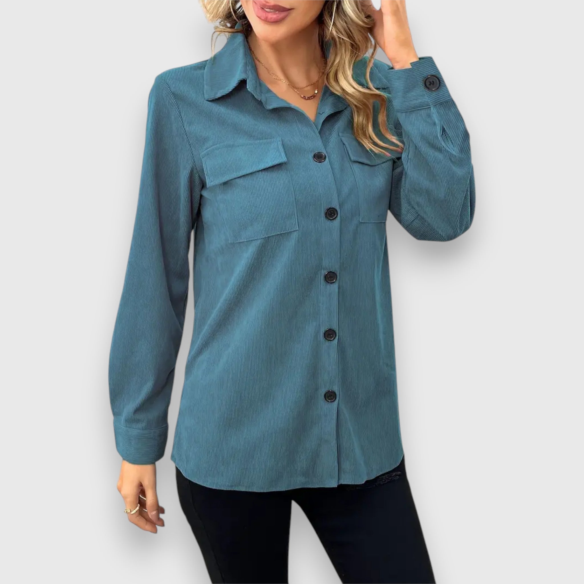 Solsna – Hemdjacke in Cord-Optik
