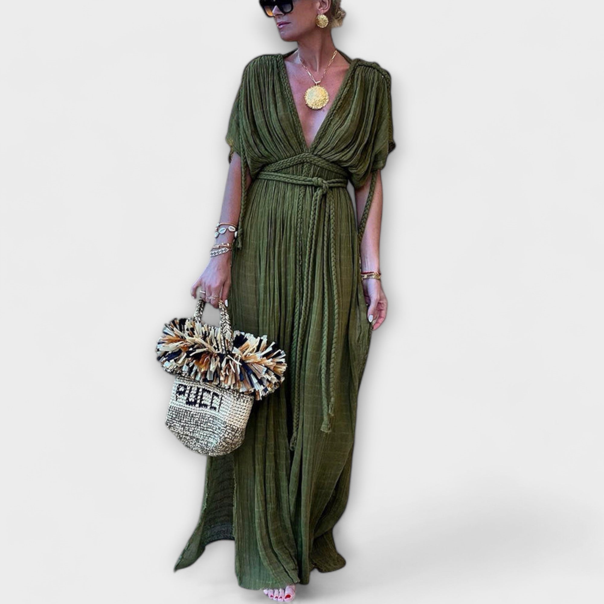 Tanalia – Wickelkleid im Resort-Stil