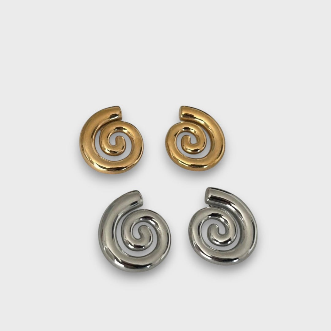 Jay – Spiral-Ohrringe mit moderner Leichtigkeit