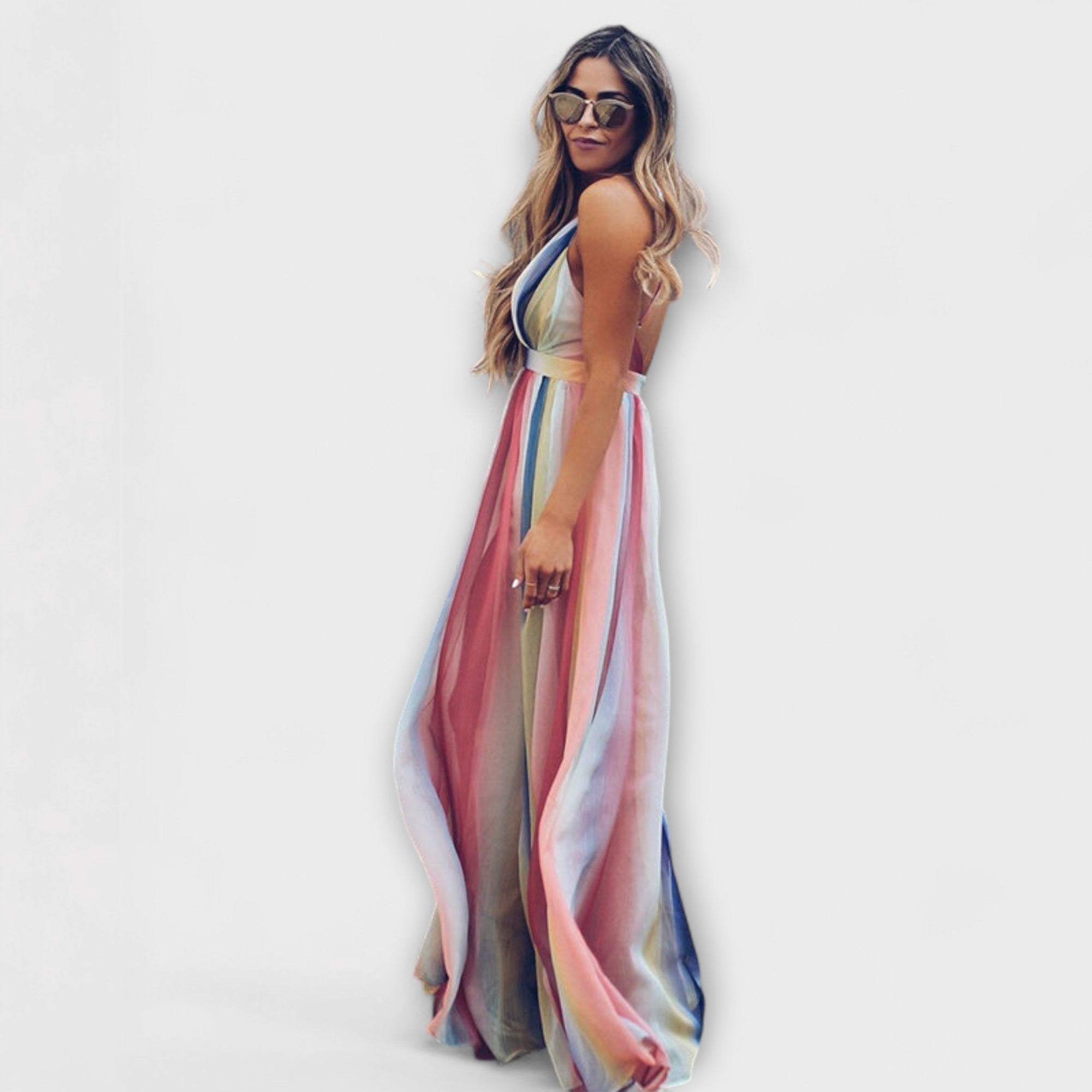 Aureva – Luftiges Maxikleid mit Farbverlauf