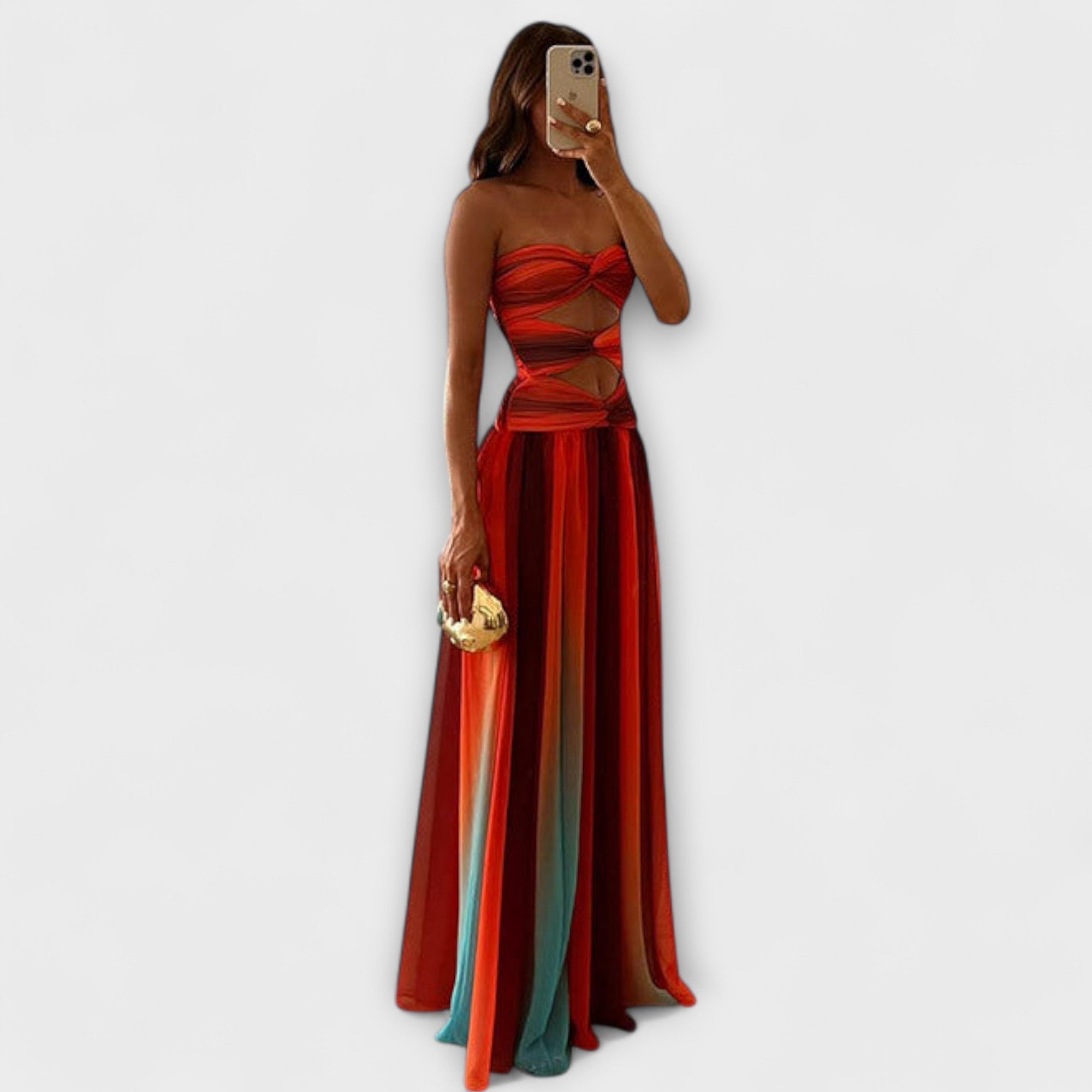 Lianey – Trägerloses Maxikleid