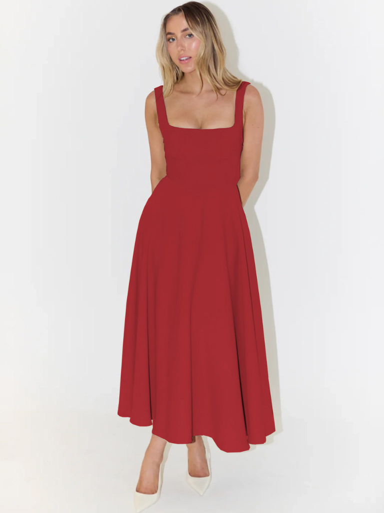 Serenya – Elegantes Midikleid