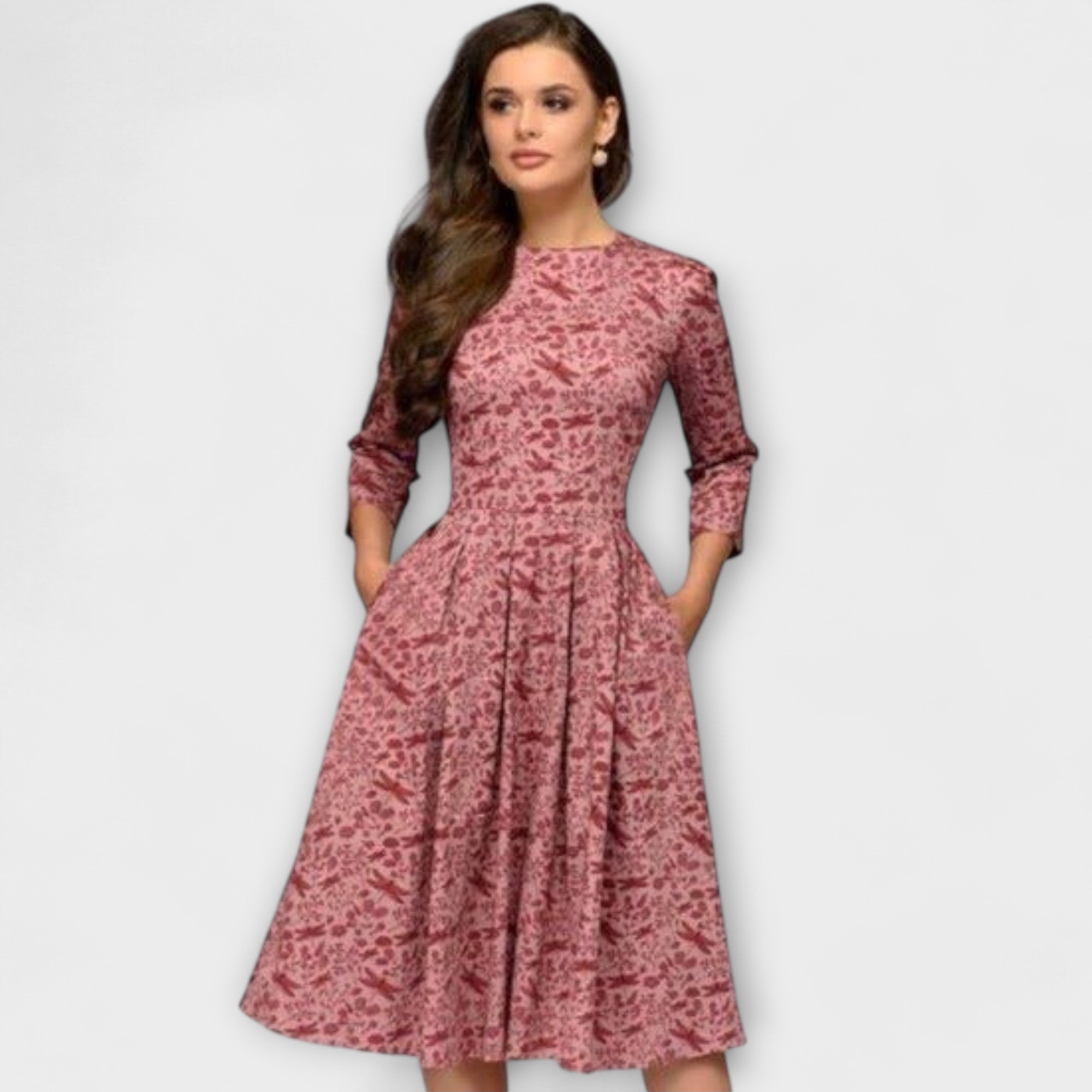Marivet – Blütenkleid mit eleganter Taille