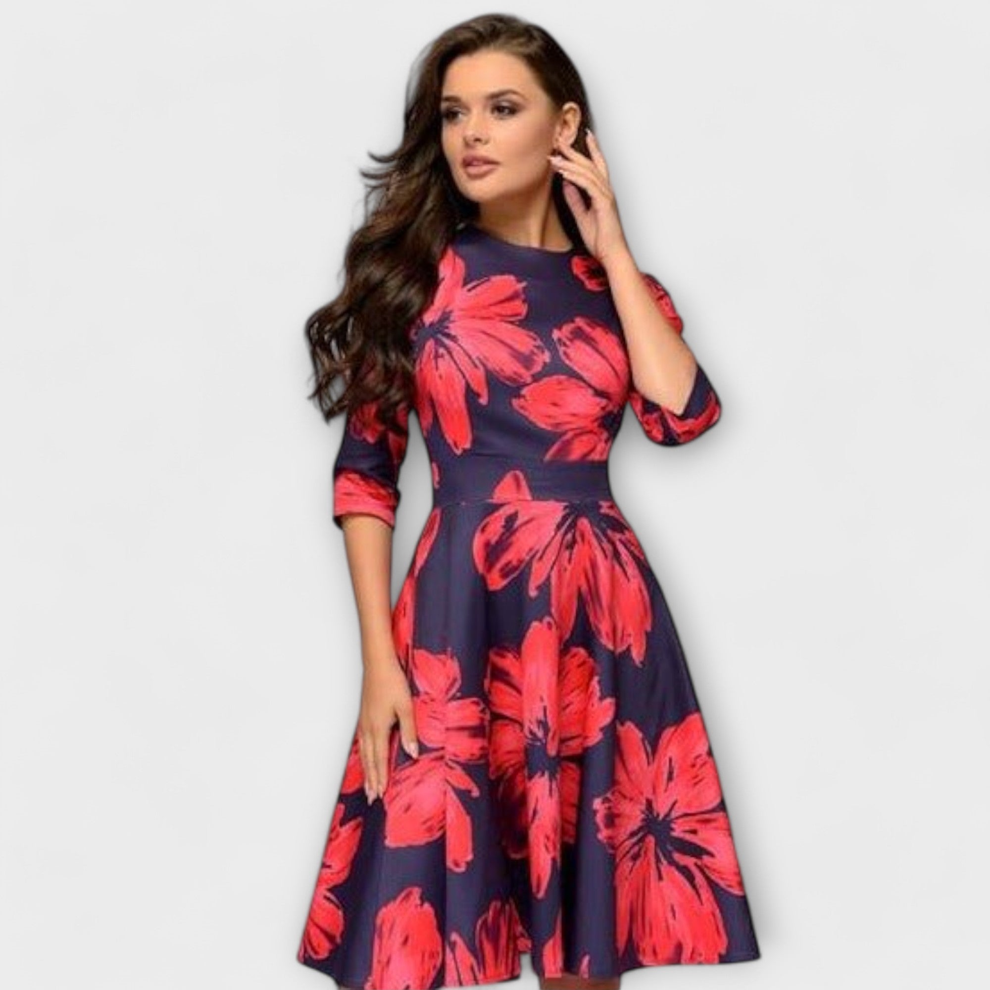 Marivet – Blütenkleid mit eleganter Taille