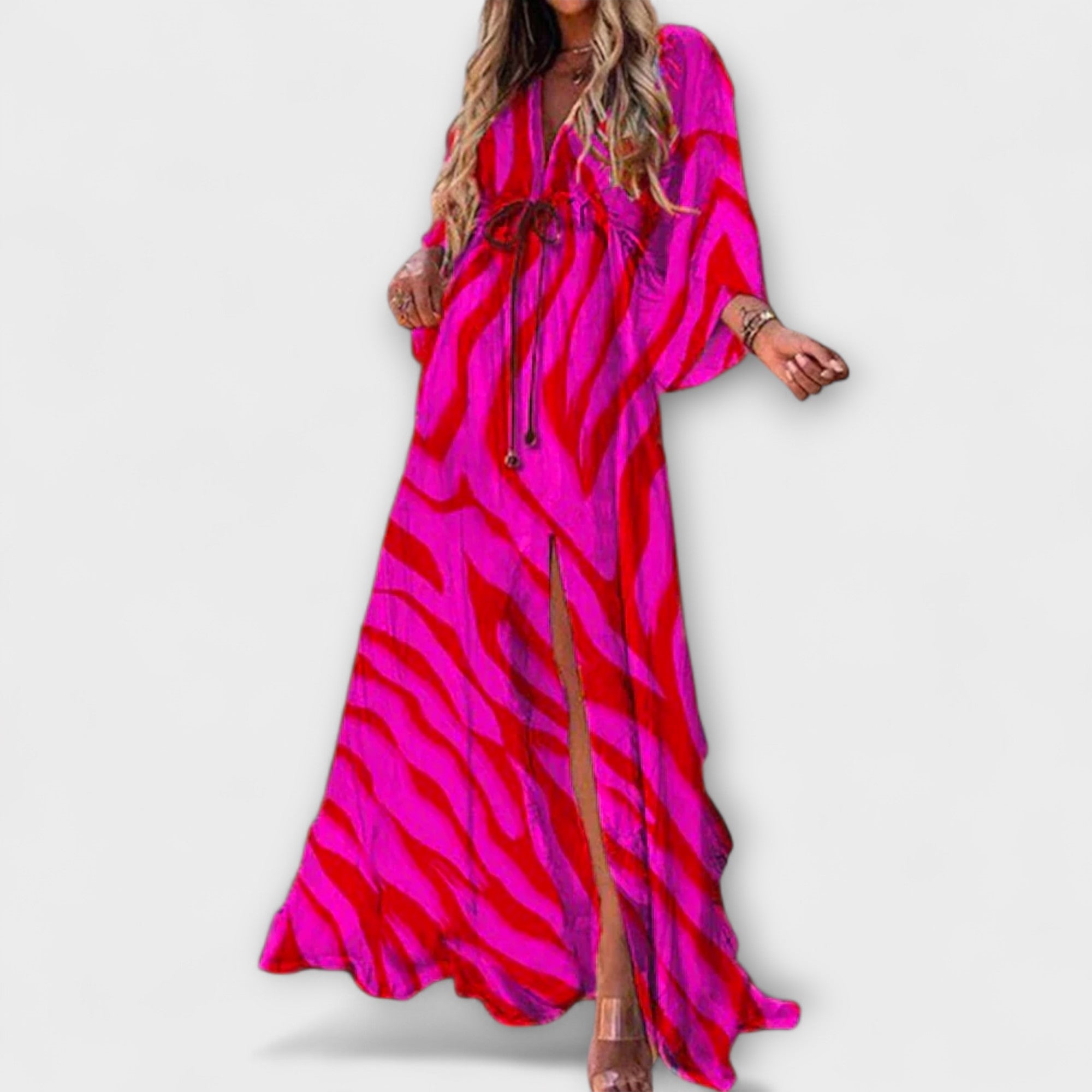 Zarali – Maxikleid mit farbenfrohem Boho-Flair