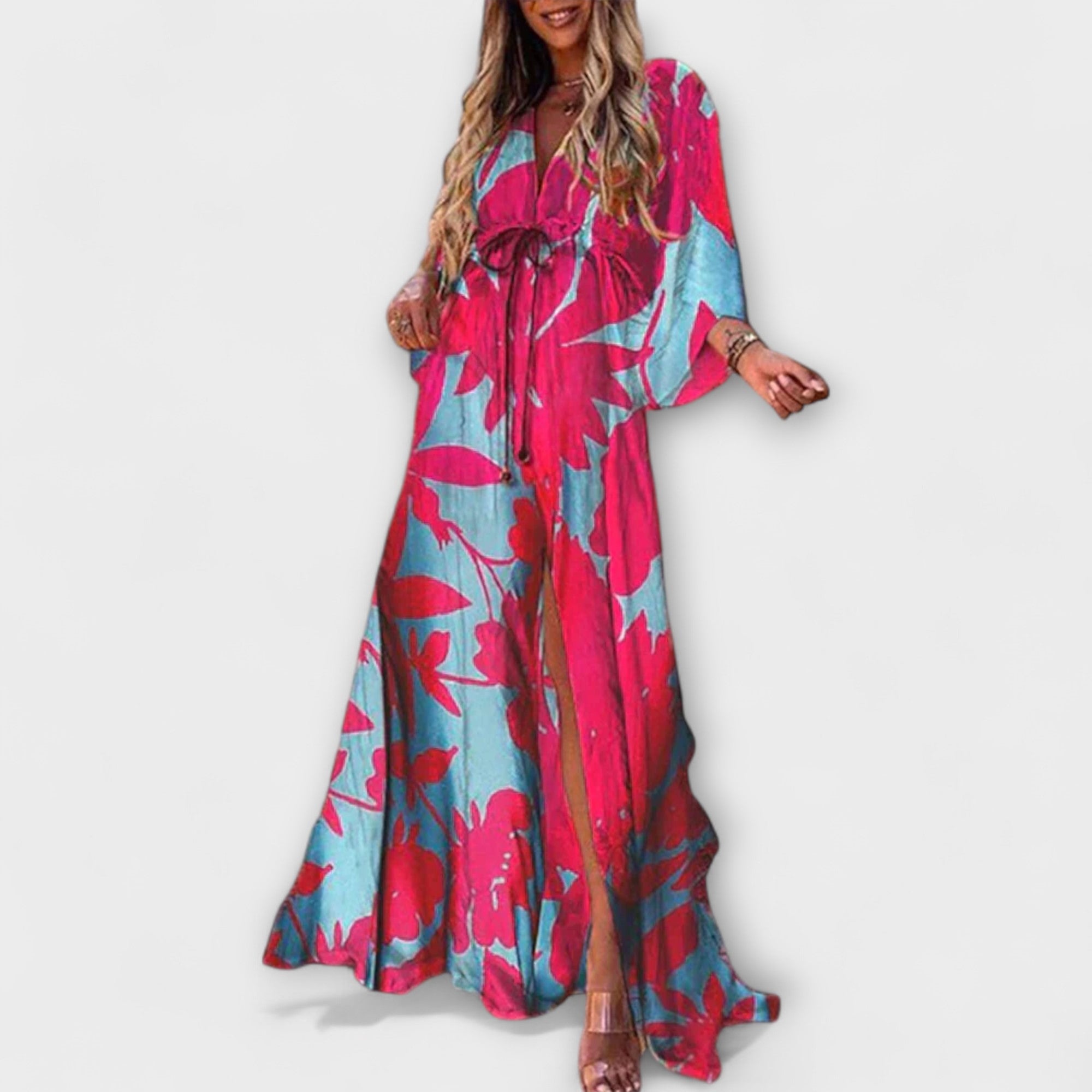Zarali – Maxikleid mit farbenfrohem Boho-Flair