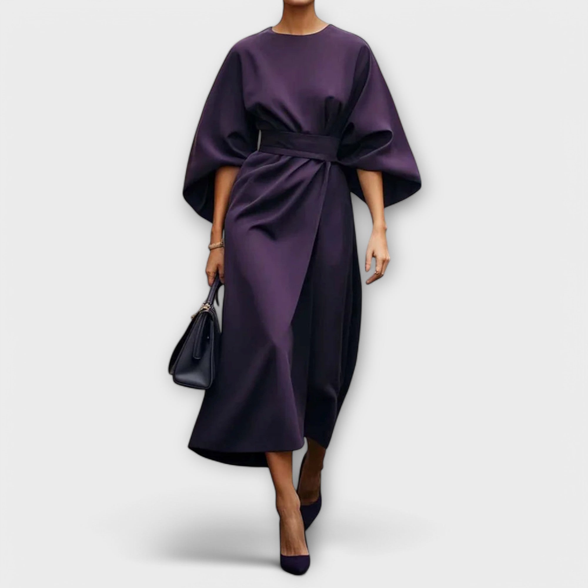 Maivira – Elegantes Kleid mit Taillenfaltung