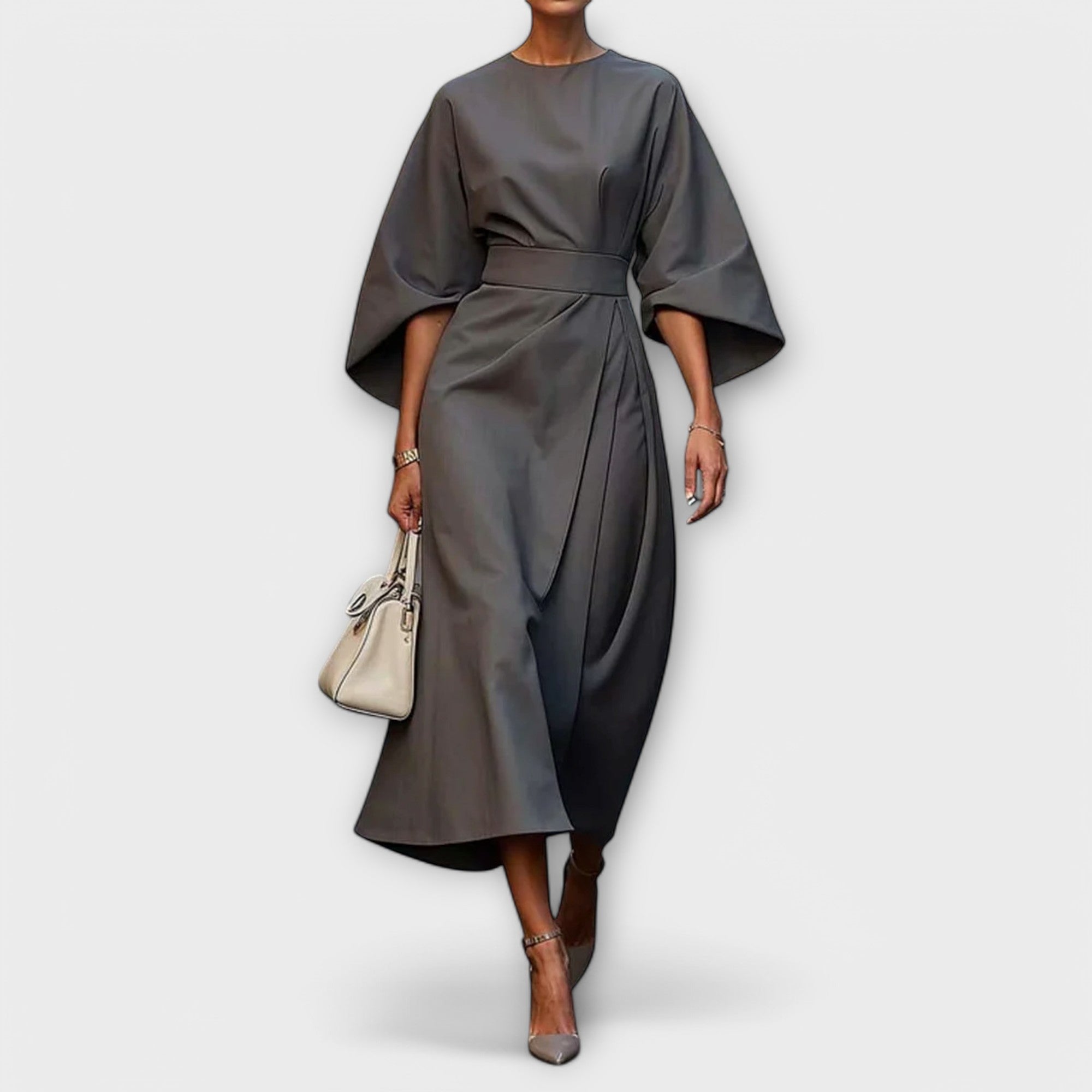 Maivira – Elegantes Kleid mit Taillenfaltung