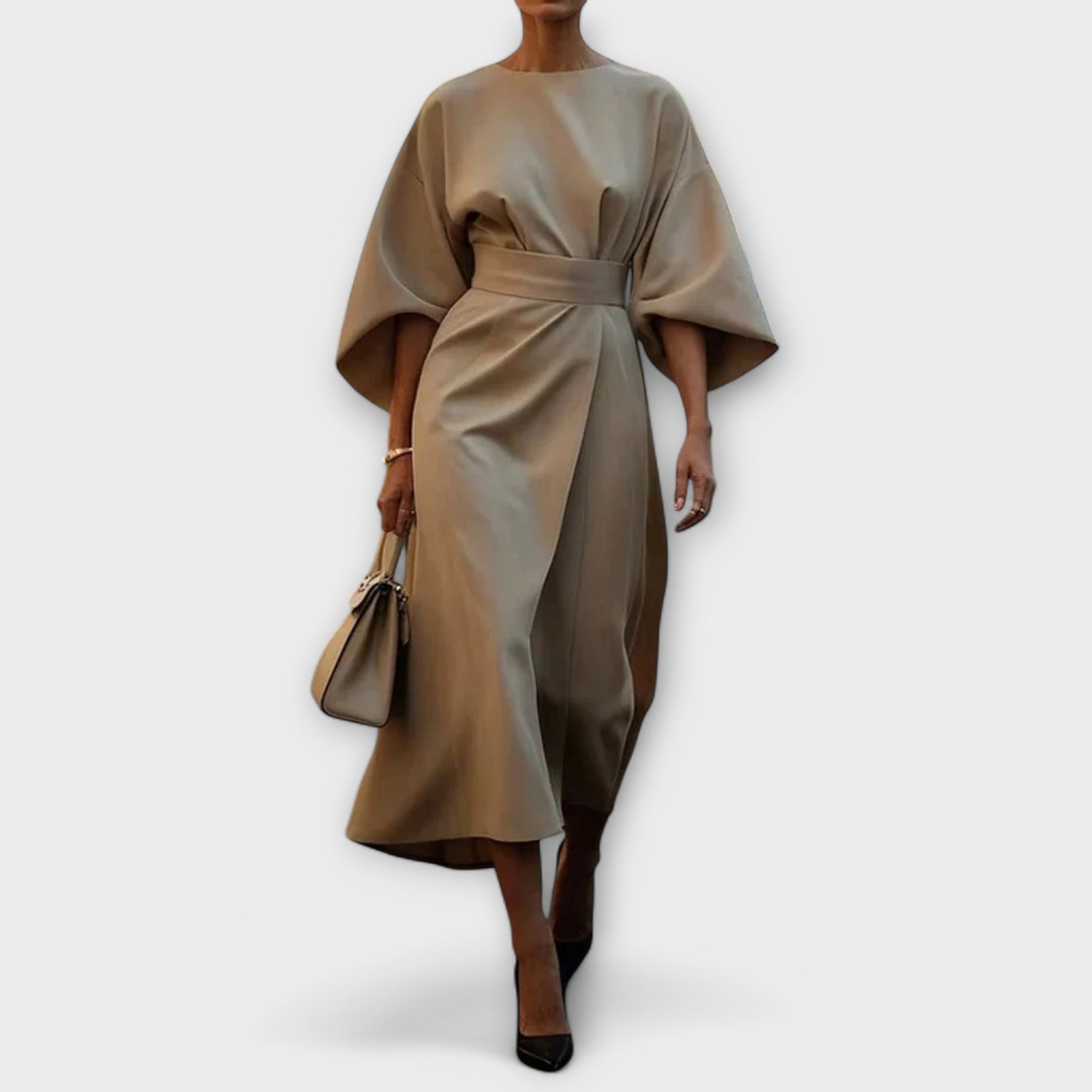 Maivira – Elegantes Kleid mit Taillenfaltung