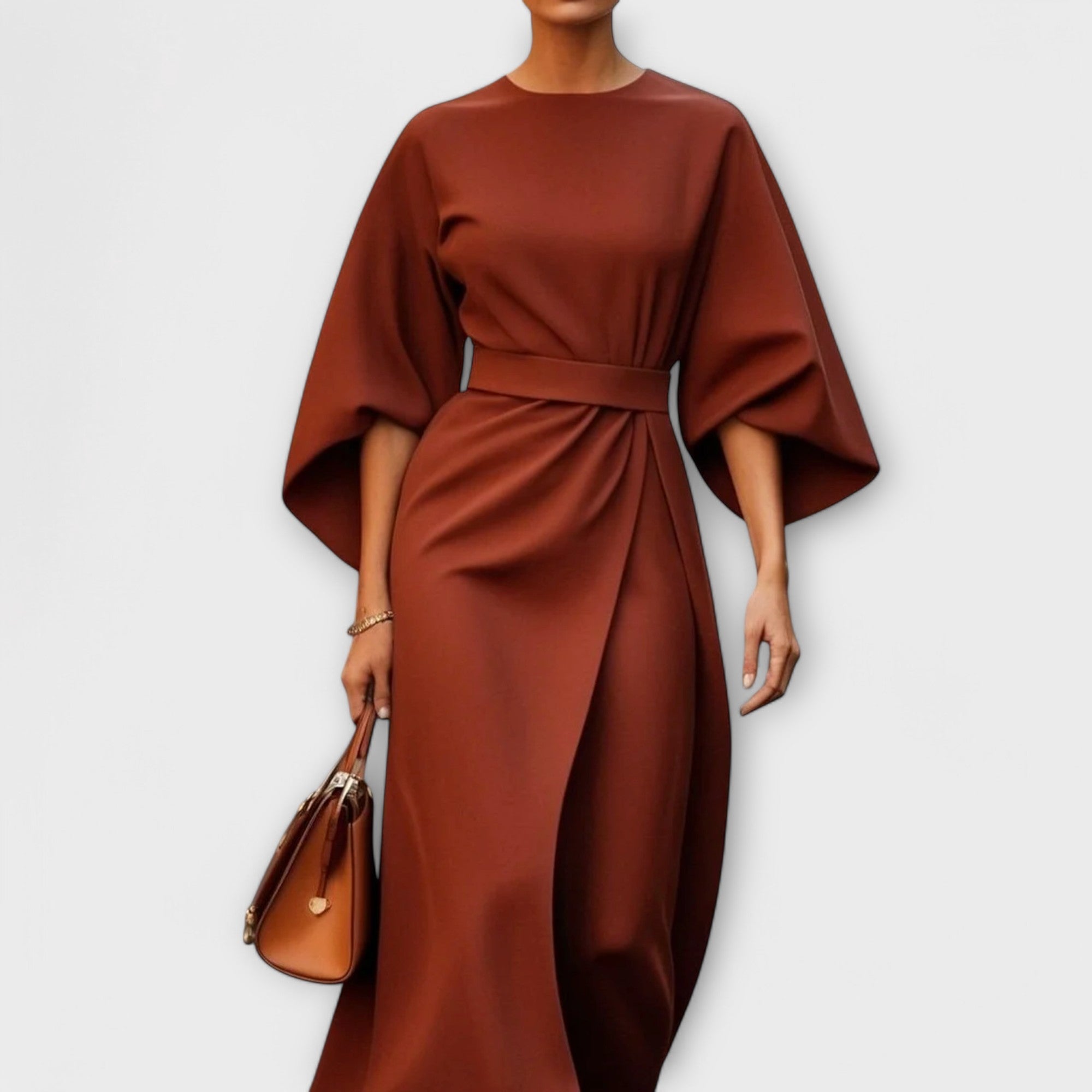 Maivira – Elegantes Kleid mit Taillenfaltung