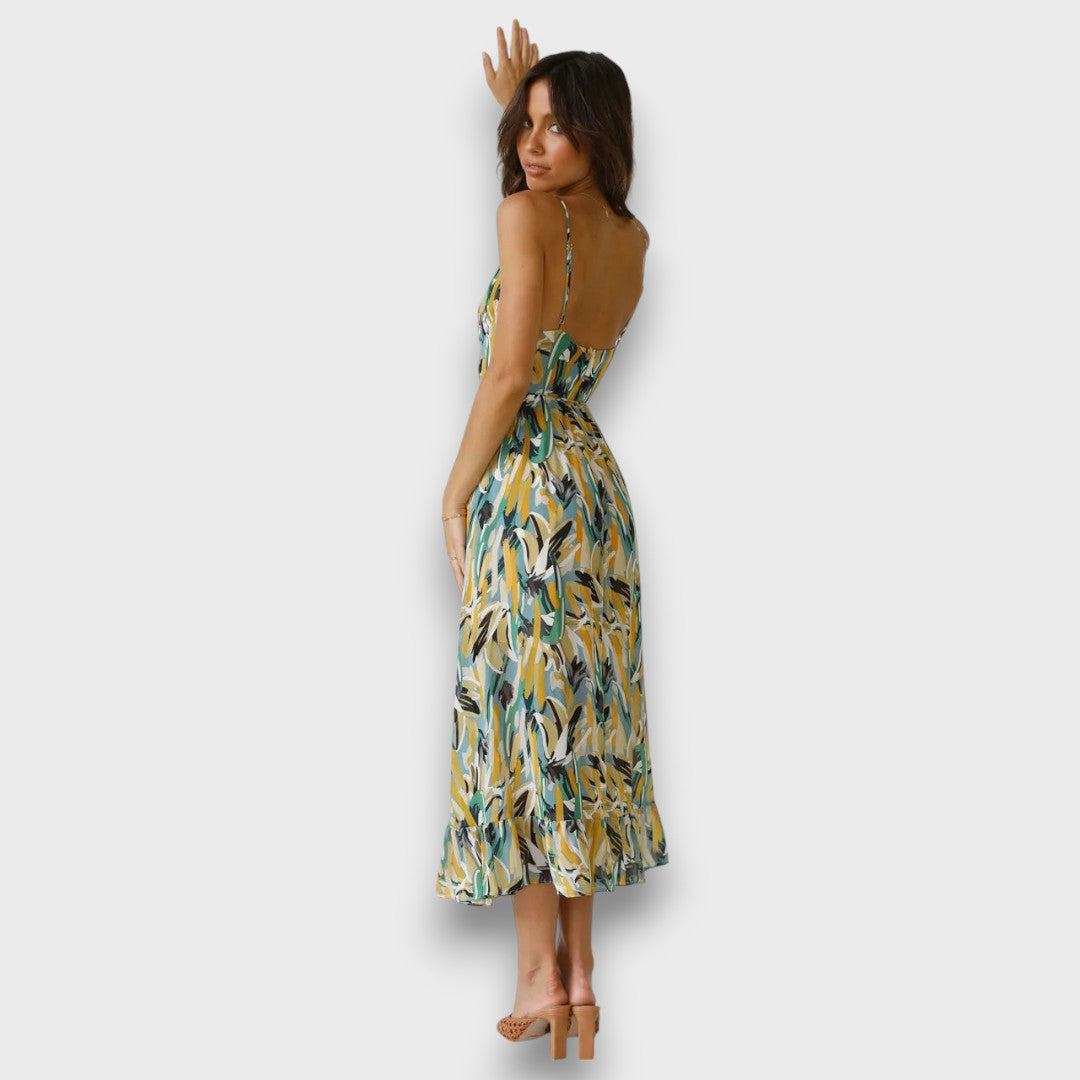 Solianne – Luftiges Trägerkleid mit Farbspiel