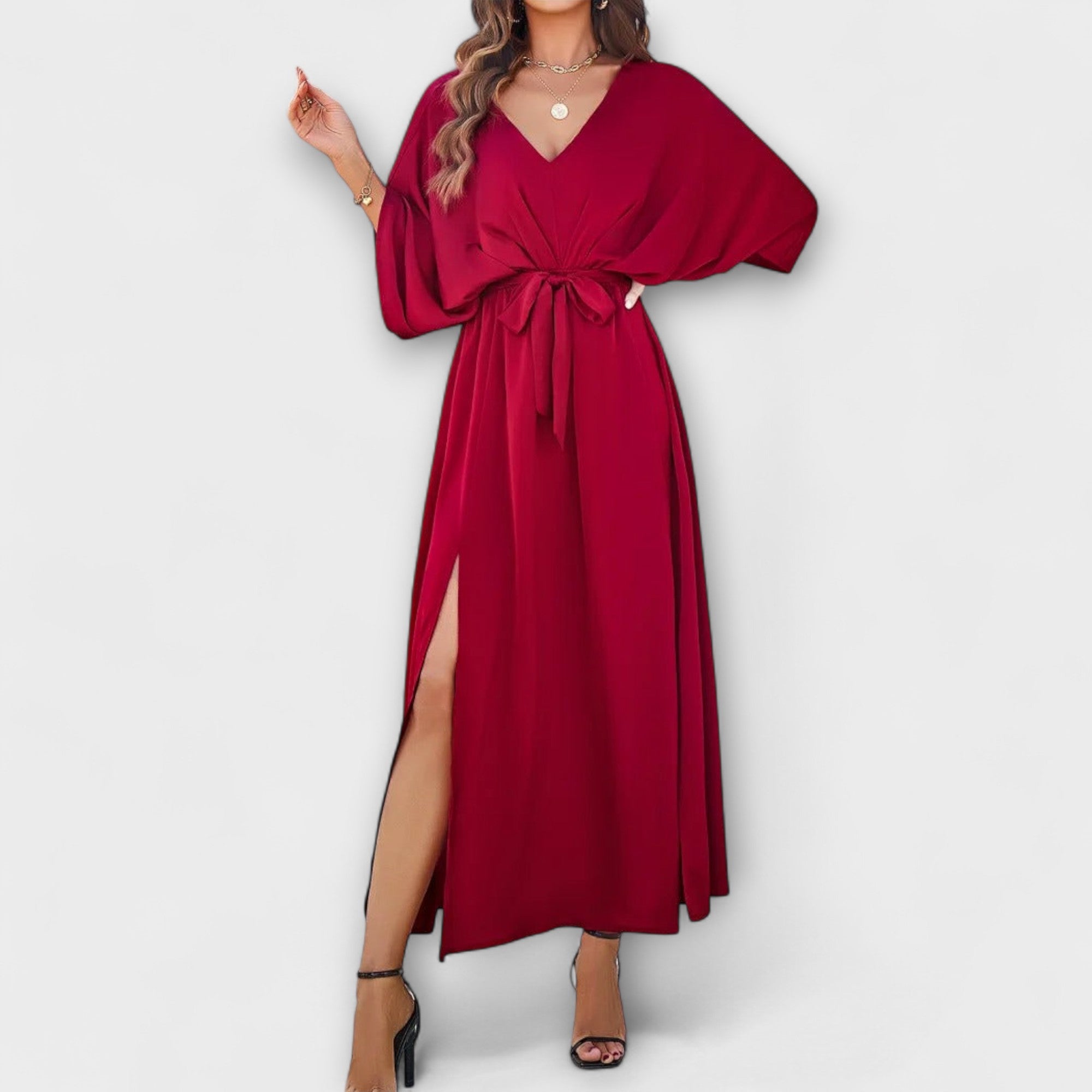 Anina – Fließendes Kleid mit Bindetail