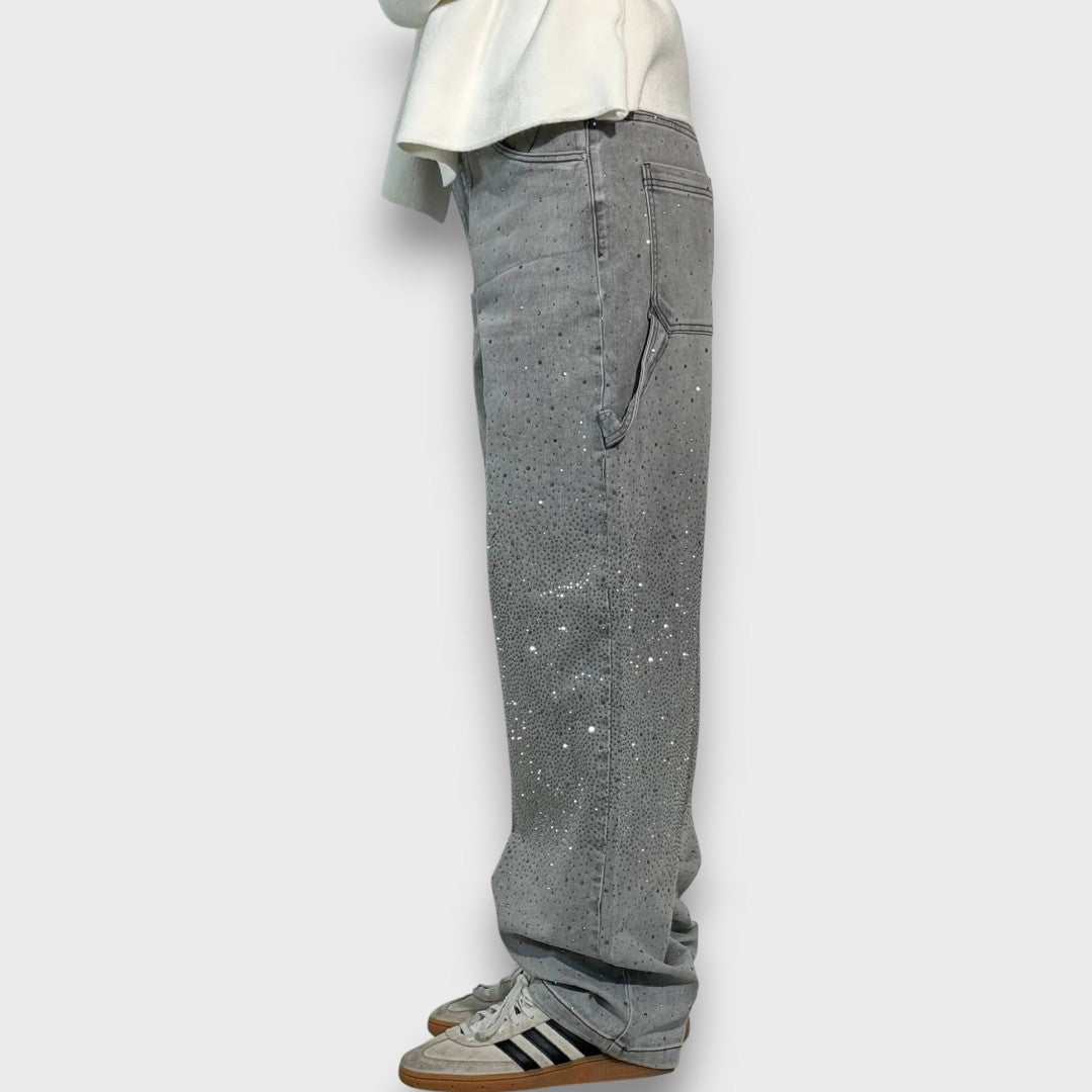 Nolene – Jeans mit Funkel-Finish und urbanem Charakter