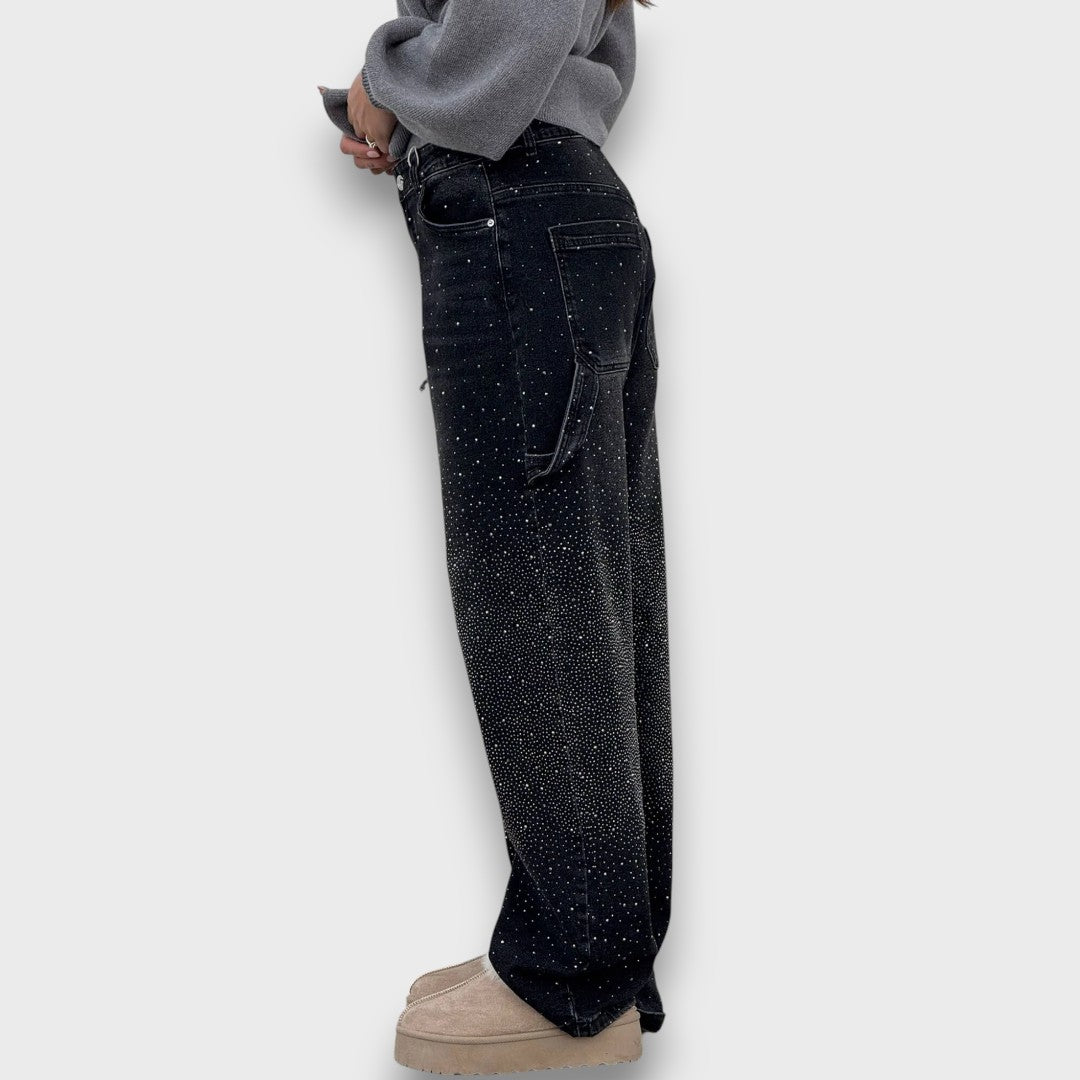 Nolene – Jeans mit Funkel-Finish und urbanem Charakter