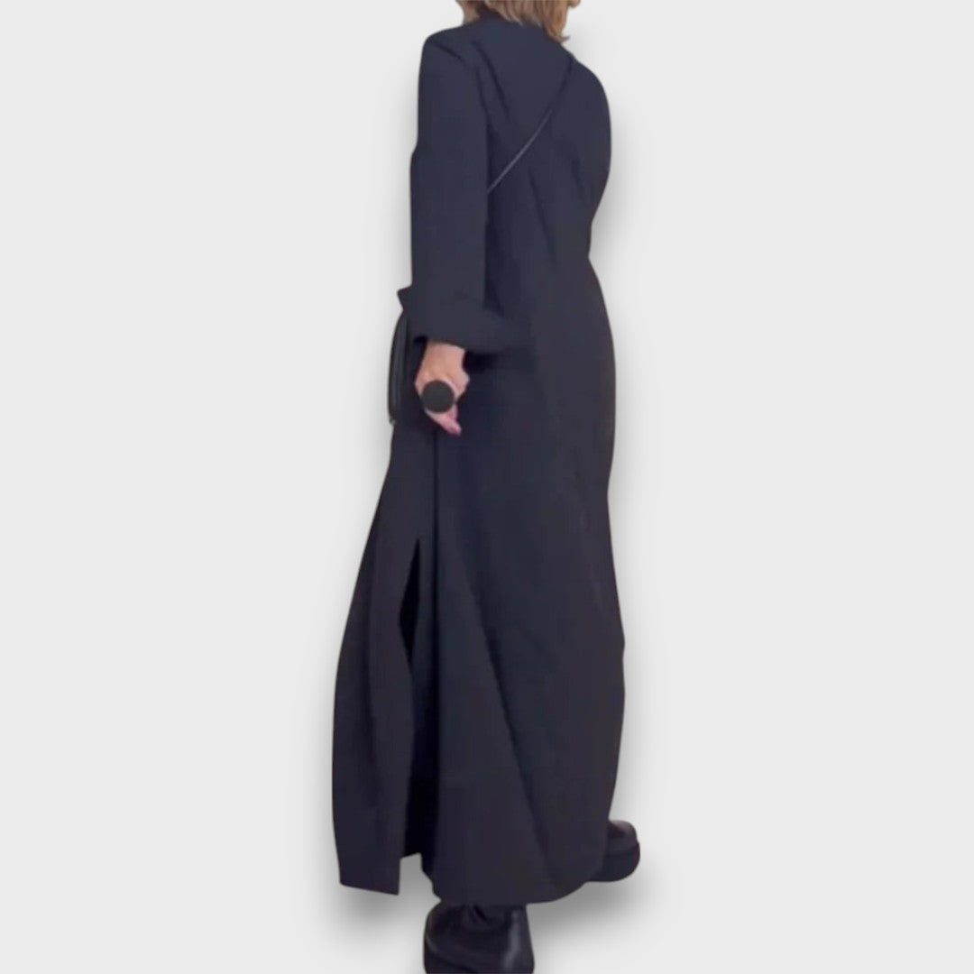 Malina – Zeitloses Hemdkleid mit Maxi-Schnitt