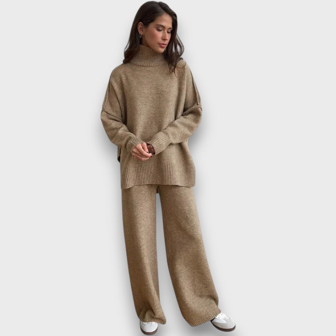 Gevanna – Zweiteiliges Strickset mit Rollkragen