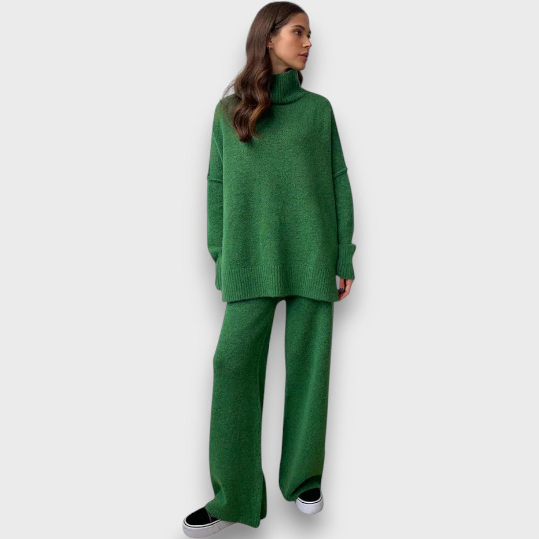 Gevanna – Zweiteiliges Strickset mit Rollkragen