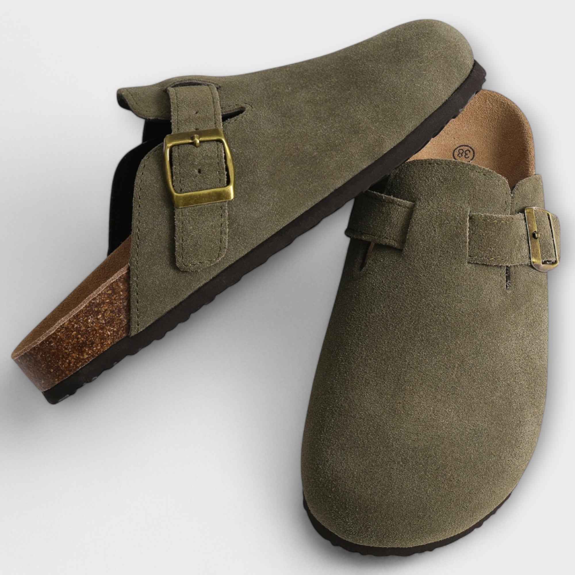 Mavira – Komfort-Slipper mit Korkfußbett