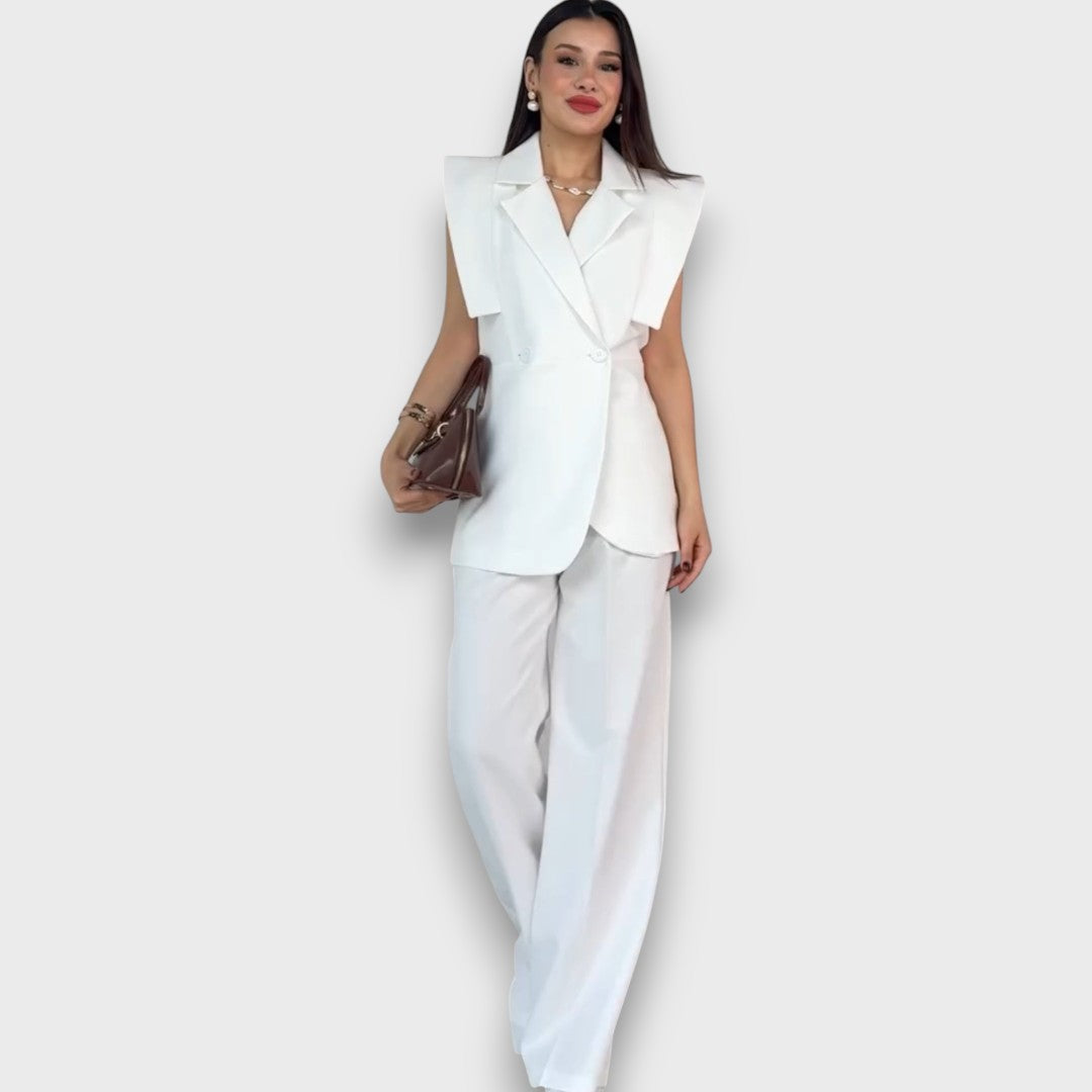 Olanda – Zweiteiler mit Oversize-Blazer und weiter Hose