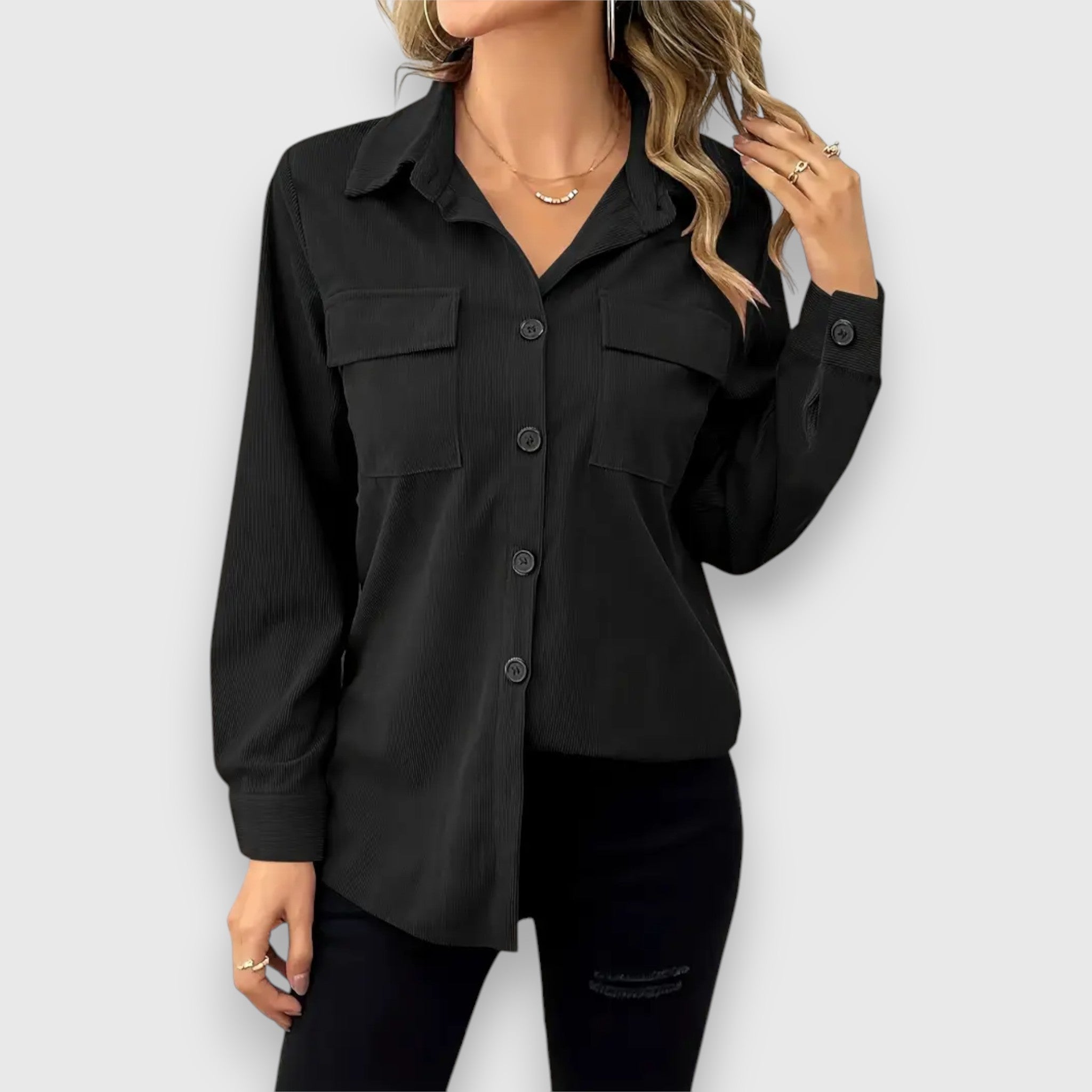 Solsna – Hemdjacke in Cord-Optik