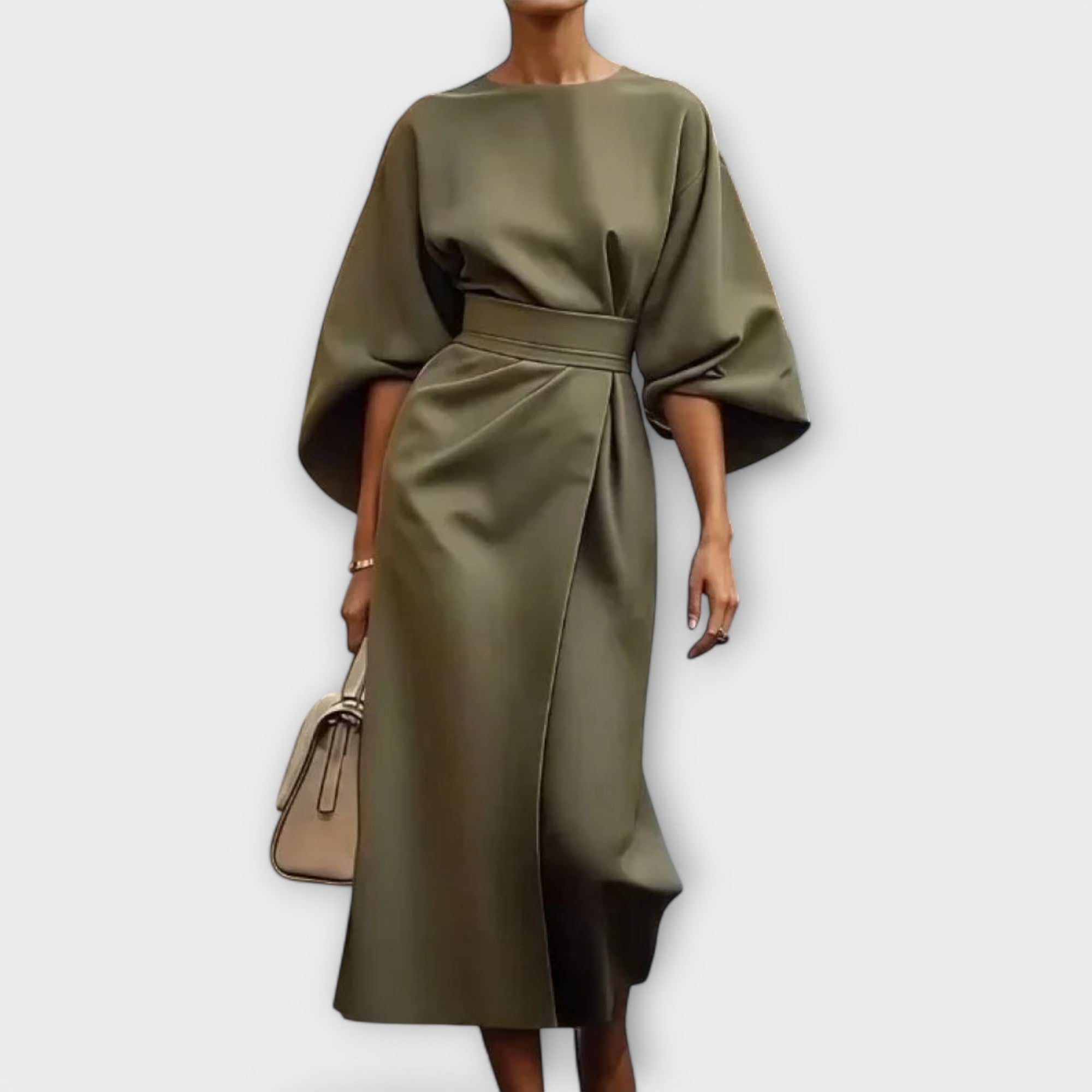 Maivira – Elegantes Kleid mit Taillenfaltung