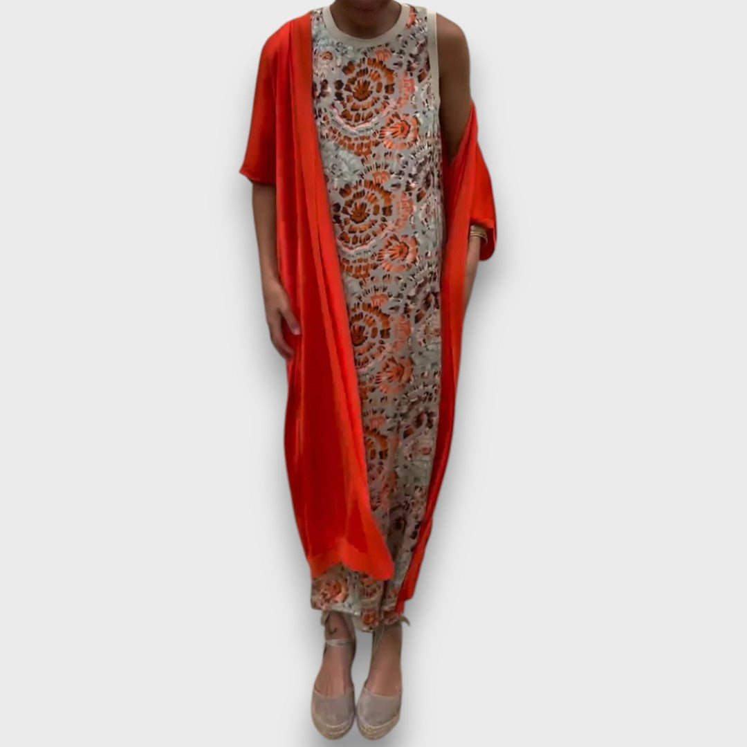Isadora – Maxikleid mit Cardigan