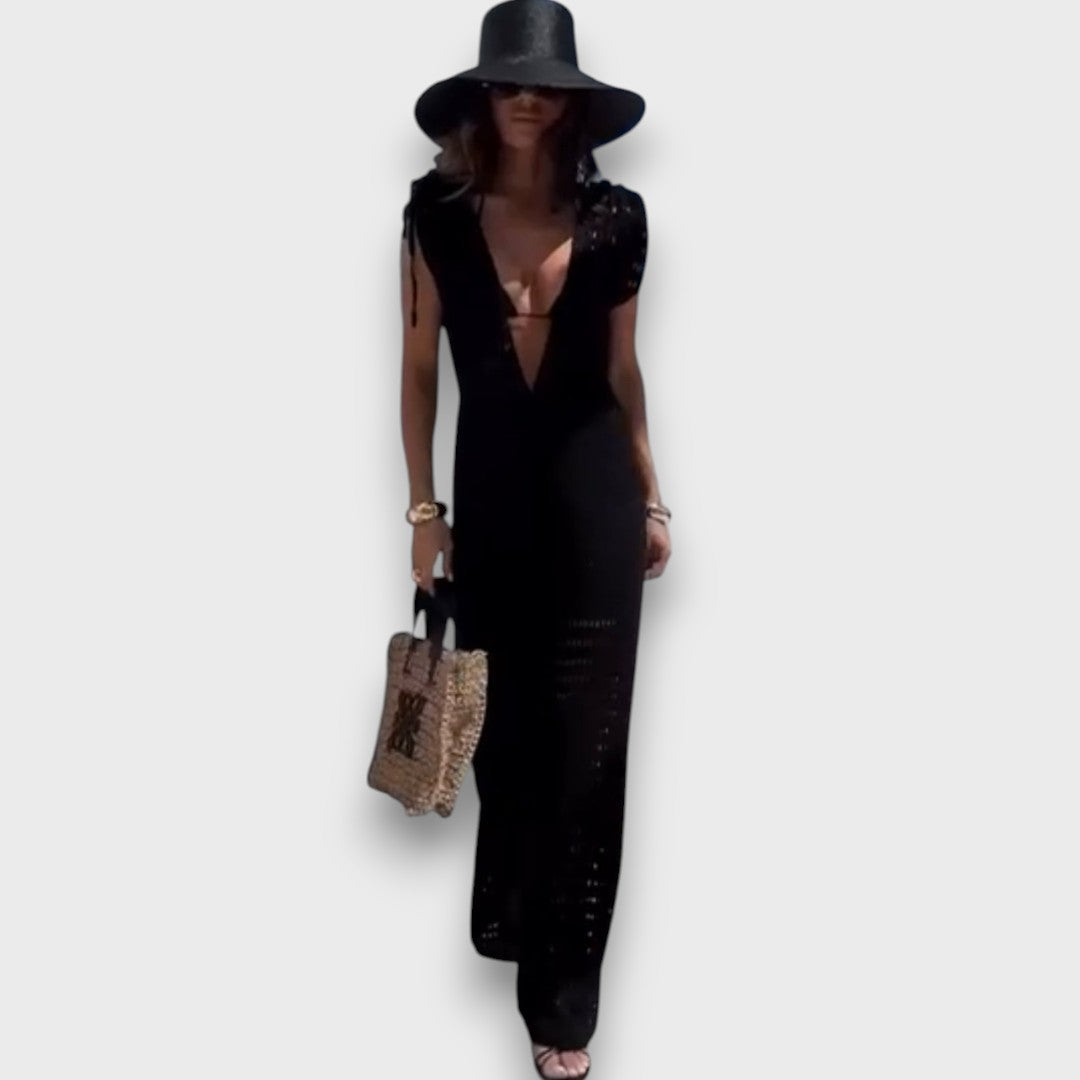 Isaline – Sommer-Jumpsuit mit Makramee-Details