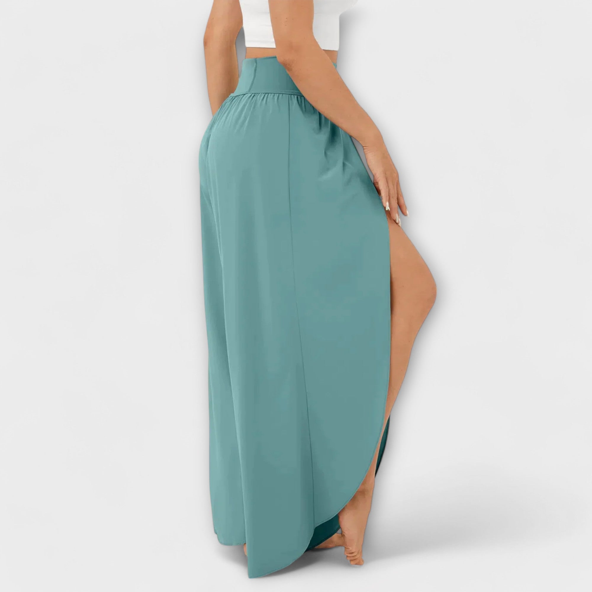 Talema – Fließende Sommerhose mit femininem Beinschlitz