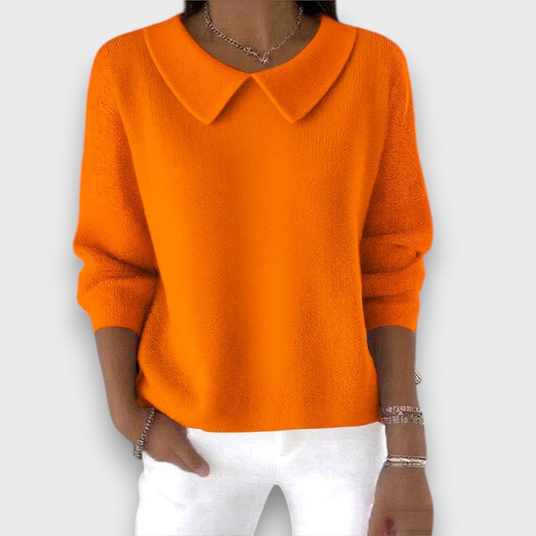 Lynora – Pullover mit Kragendetail
