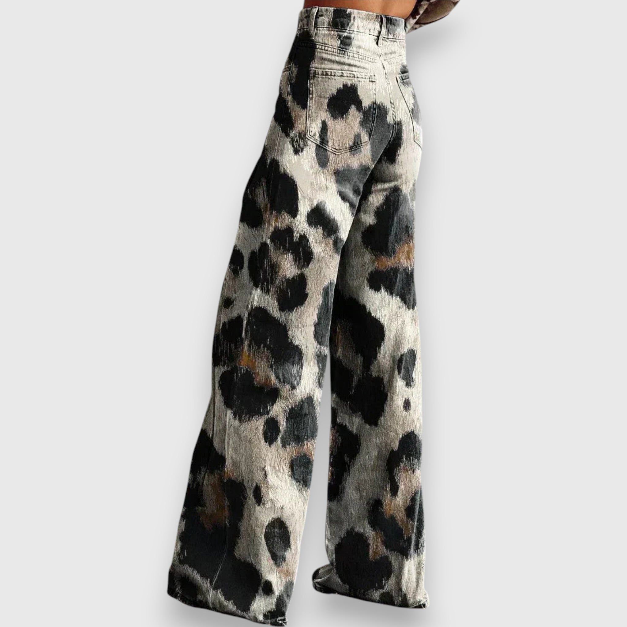 Tavira – Statement-Jeans mit Wildmuster