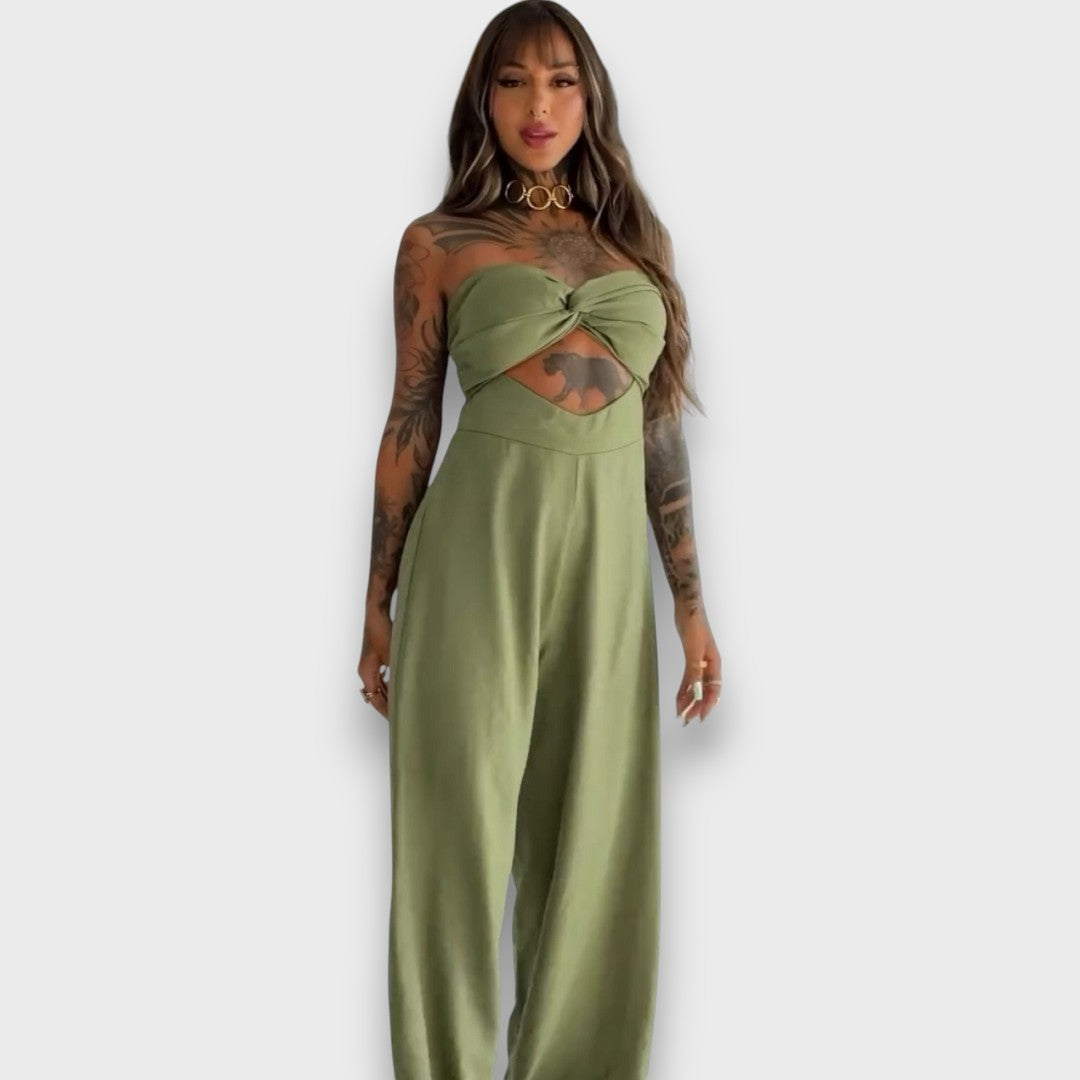 Salome – Jumpsuit mit Cut-out und Rückendetail