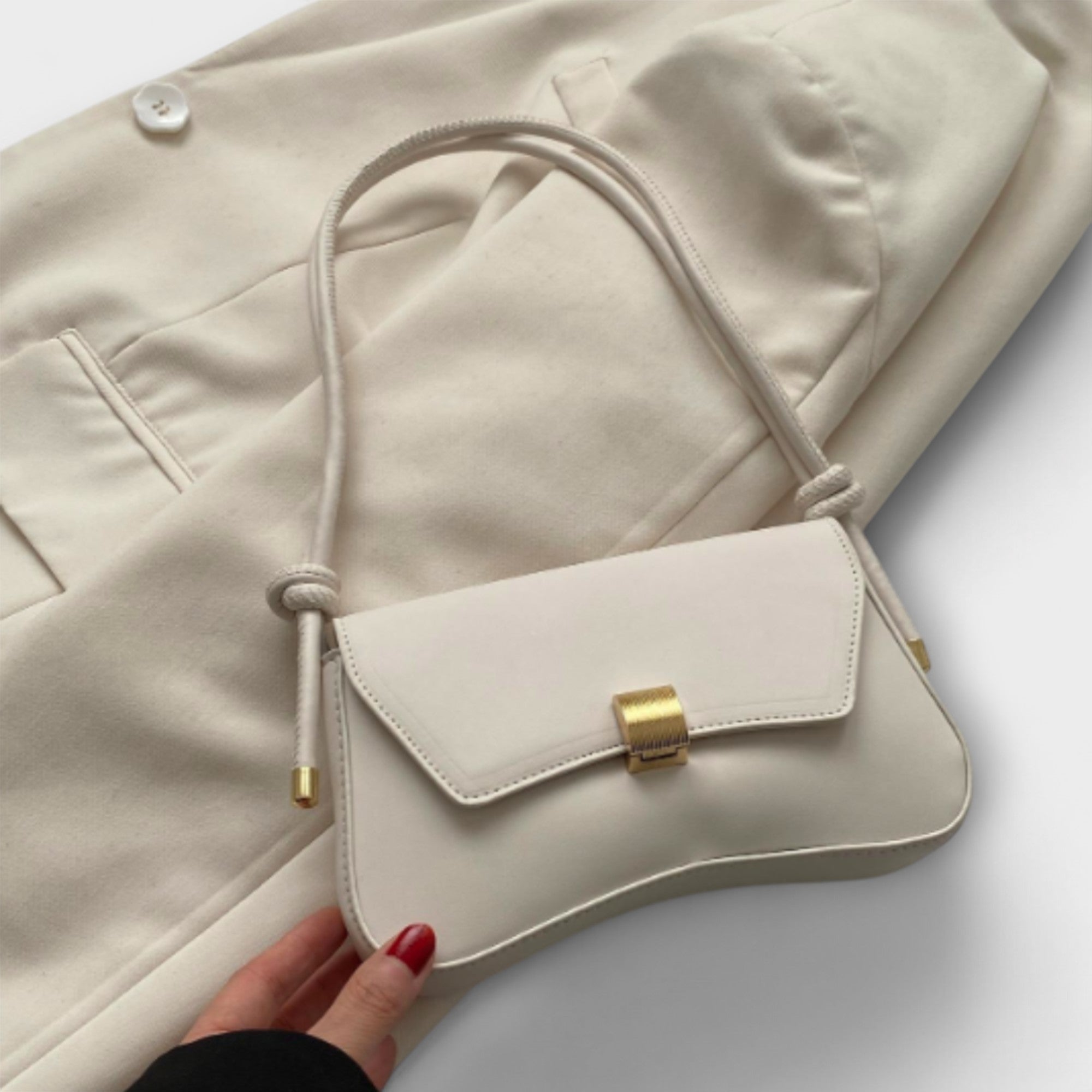 Elodie – Schultertasche mit edlem akzent