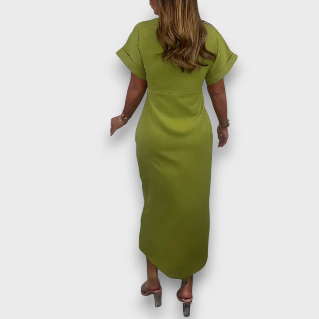 Milene – Elegantes Plisseekleid