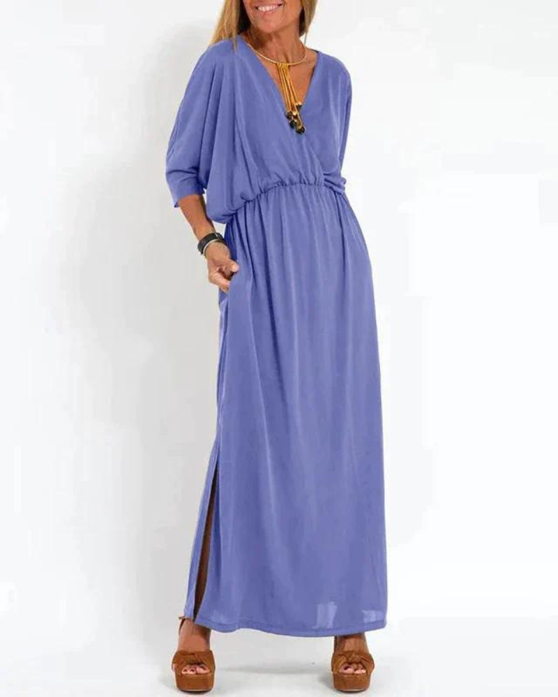 Valira – Fließendes Maxikleid mit elastischer Taille