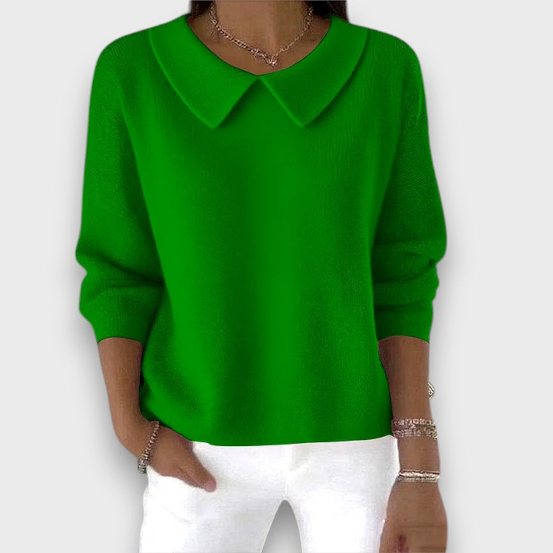 Lynora – Pullover mit Kragendetail