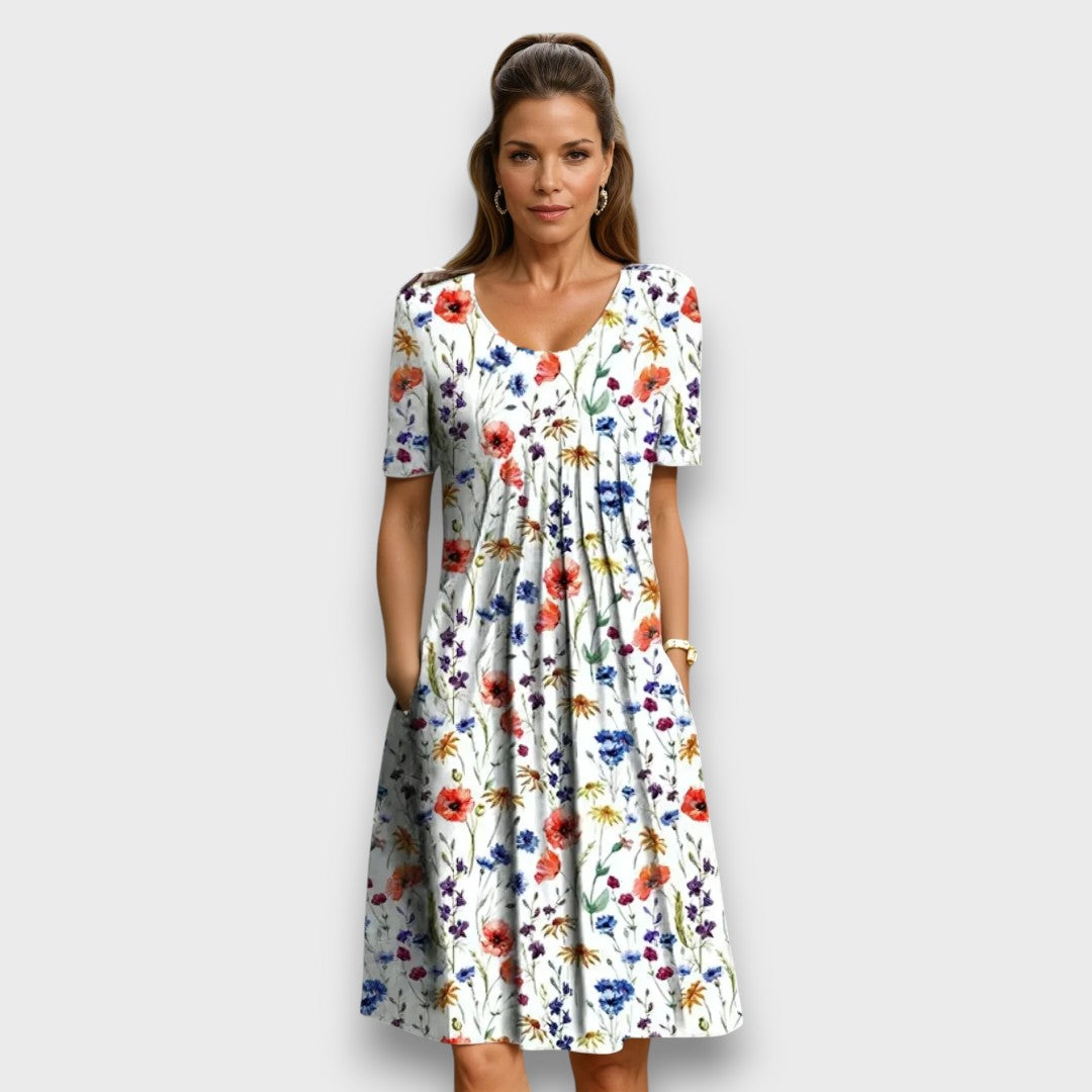 Fiona – Elegantes Kleid mit fließender Silhouette
