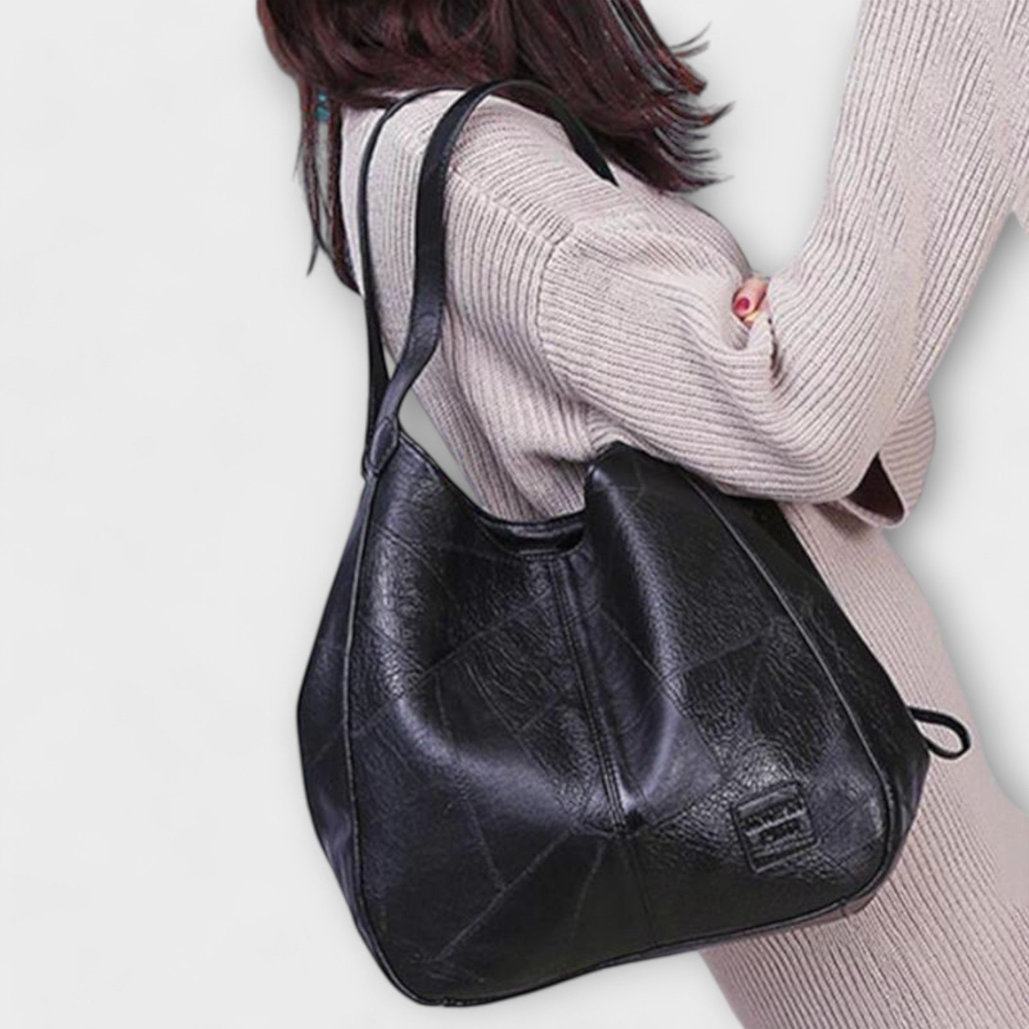 Reniva – Vintage-Schultertasche mit klarer Linie