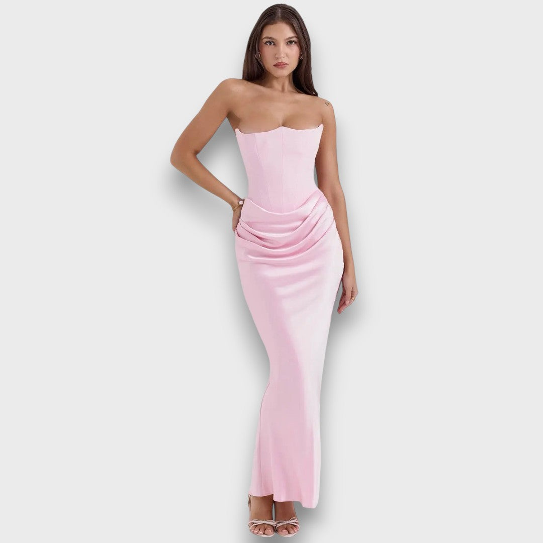 Isedra – Midikleid mit skulpturaler Linie