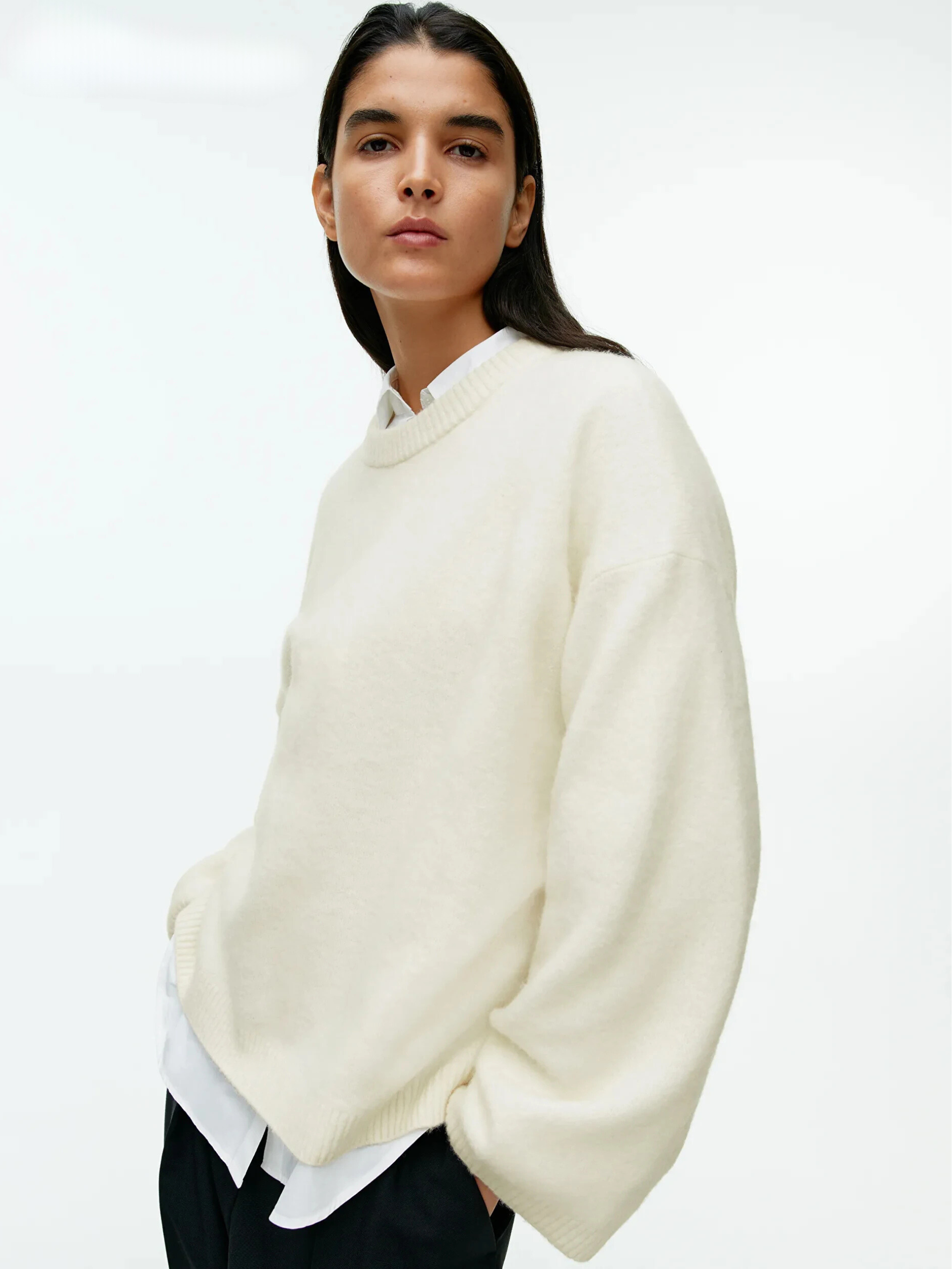 Sofia – Minimalistischer Strickpullover