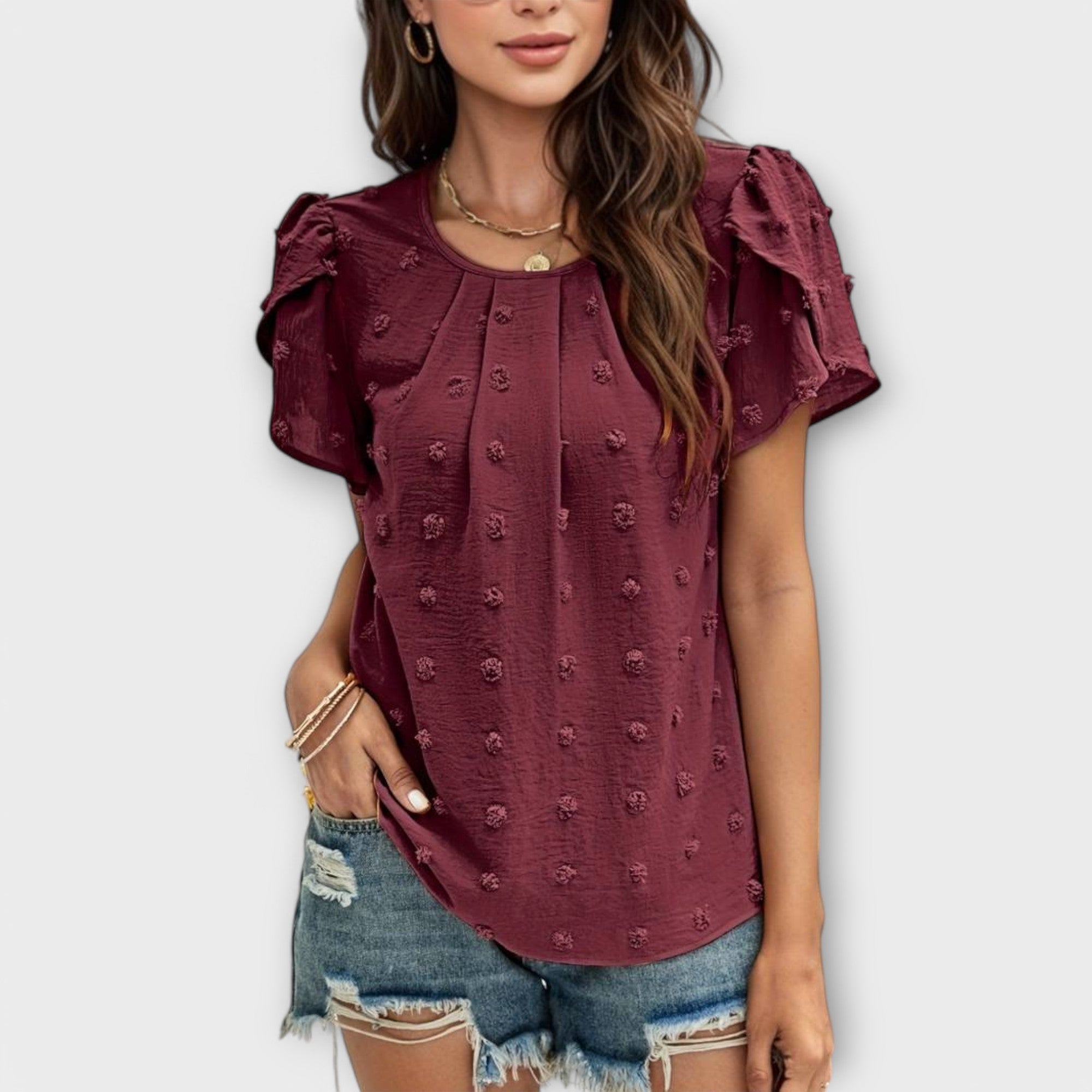 Florine – Die perfekte Polka-Dot-Bluse