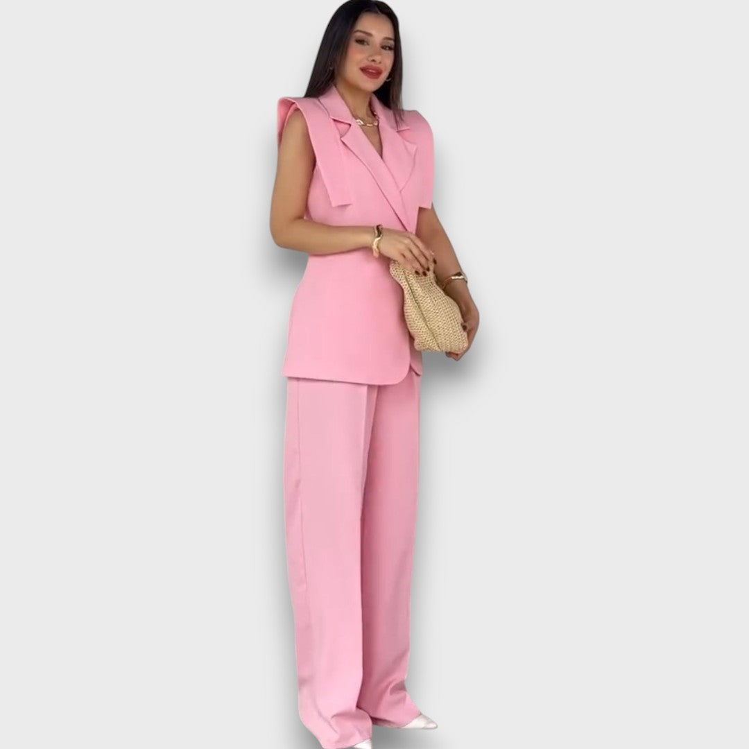 Olanda – Zweiteiler mit Oversize-Blazer und weiter Hose