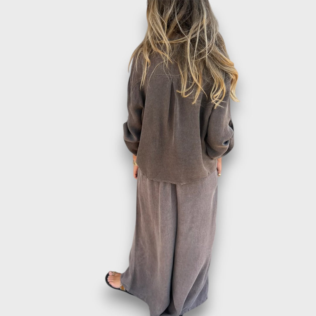 Soren – Zweiteiler mit Oversize-Hemd und weiter Hose