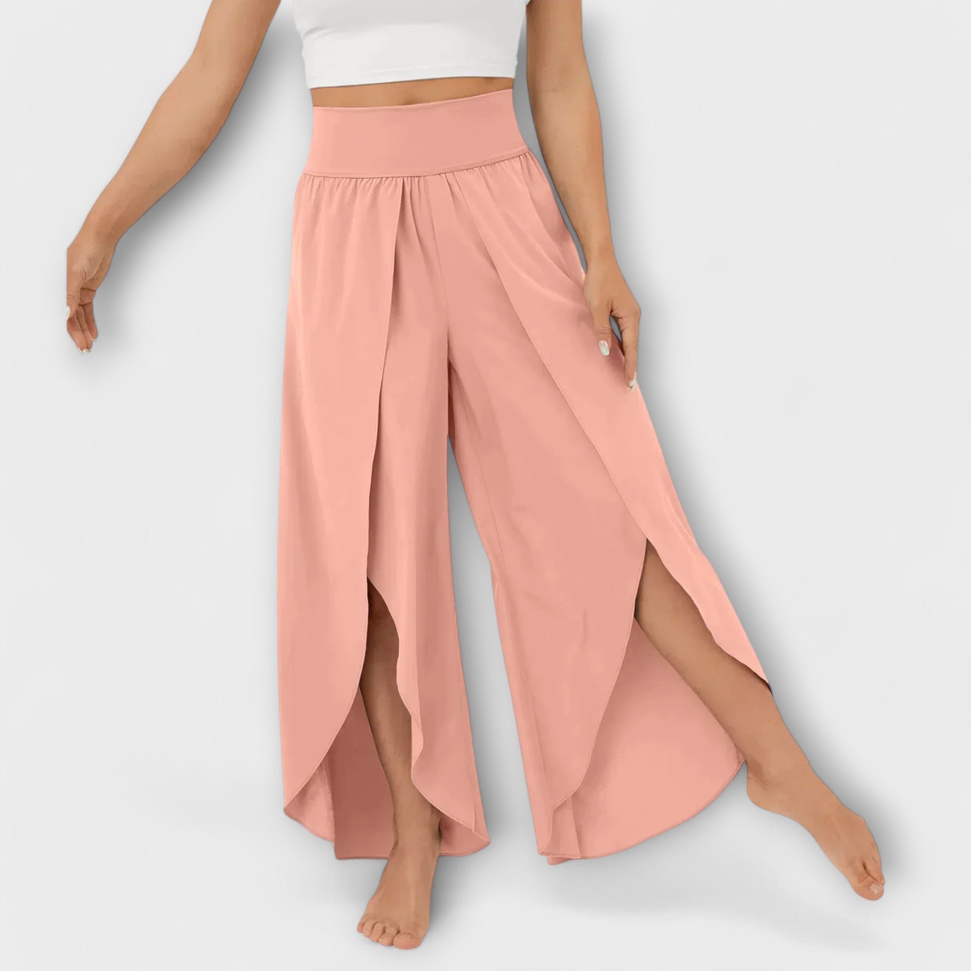 Talema – Fließende Sommerhose mit femininem Beinschlitz
