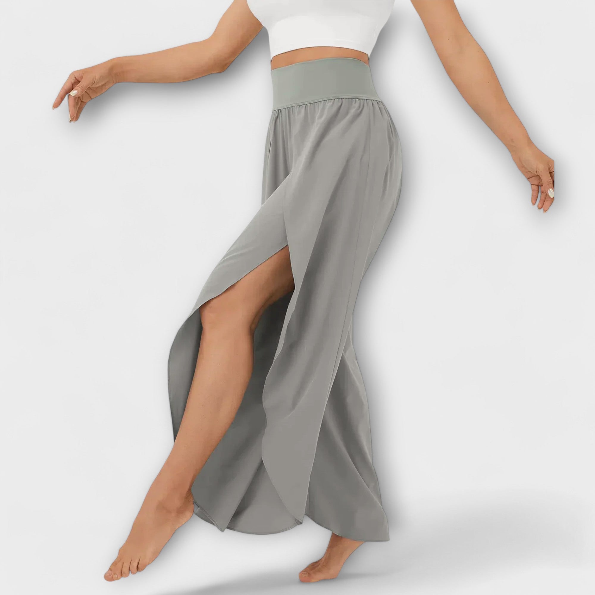 Talema – Fließende Sommerhose mit femininem Beinschlitz