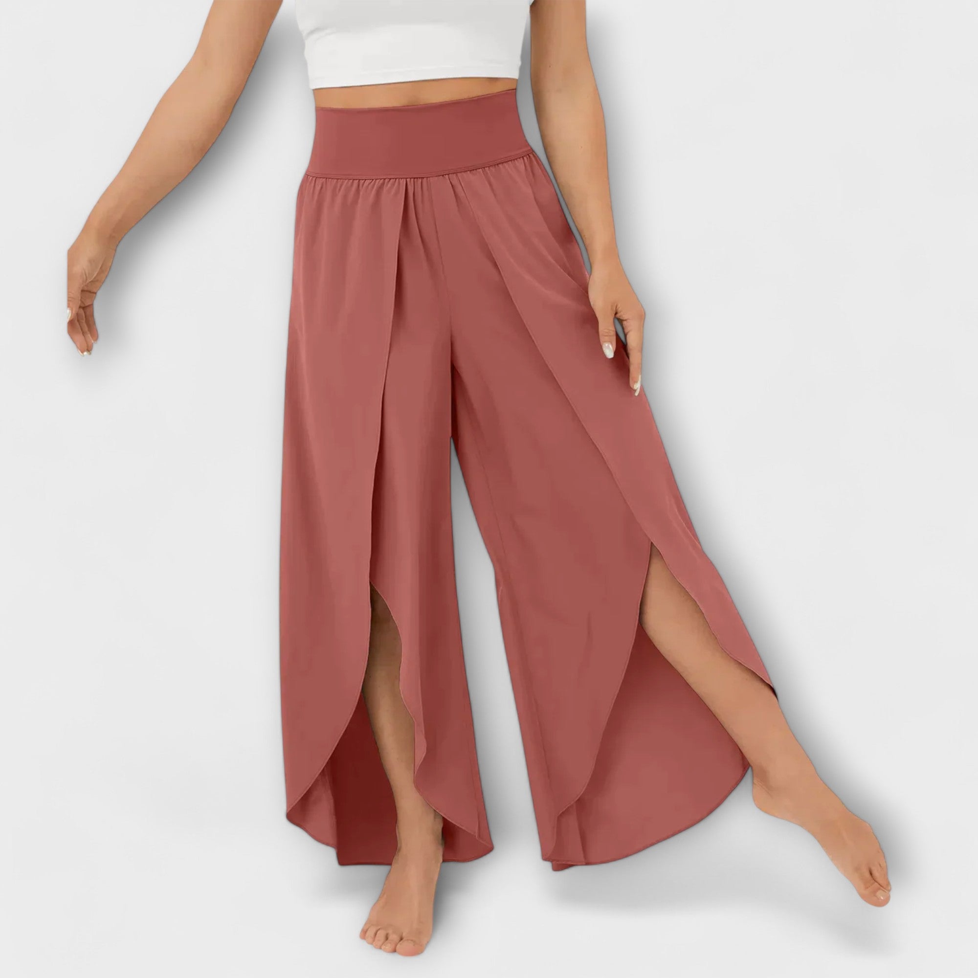 Talema – Fließende Sommerhose mit femininem Beinschlitz