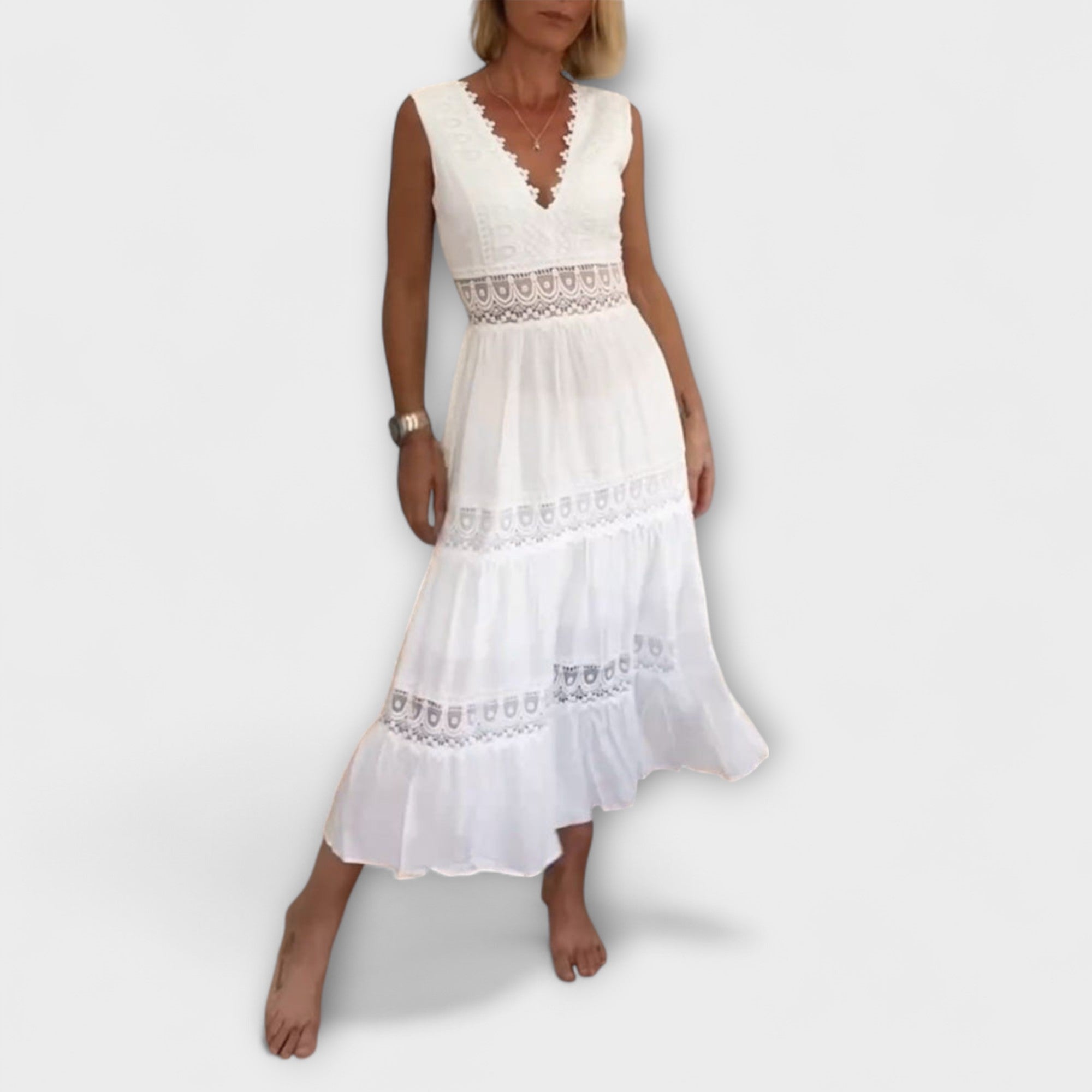 Anneline – Midikleid mit Spitze und romantischem Flair