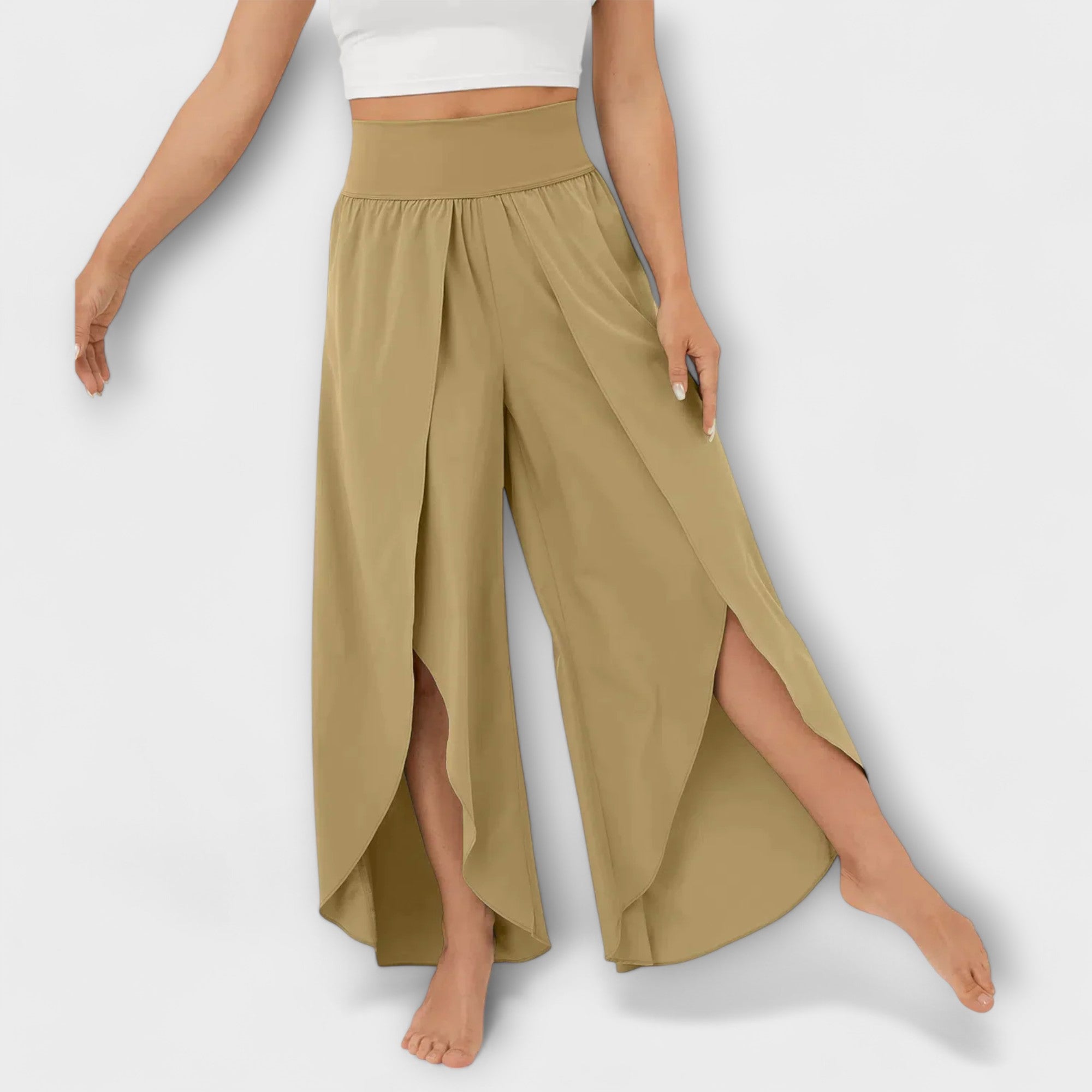 Talema – Fließende Sommerhose mit femininem Beinschlitz