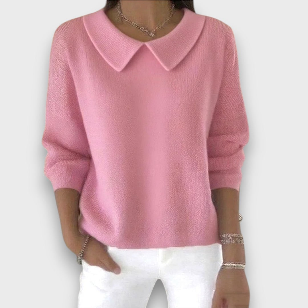 Lynora – Pullover mit Kragendetail